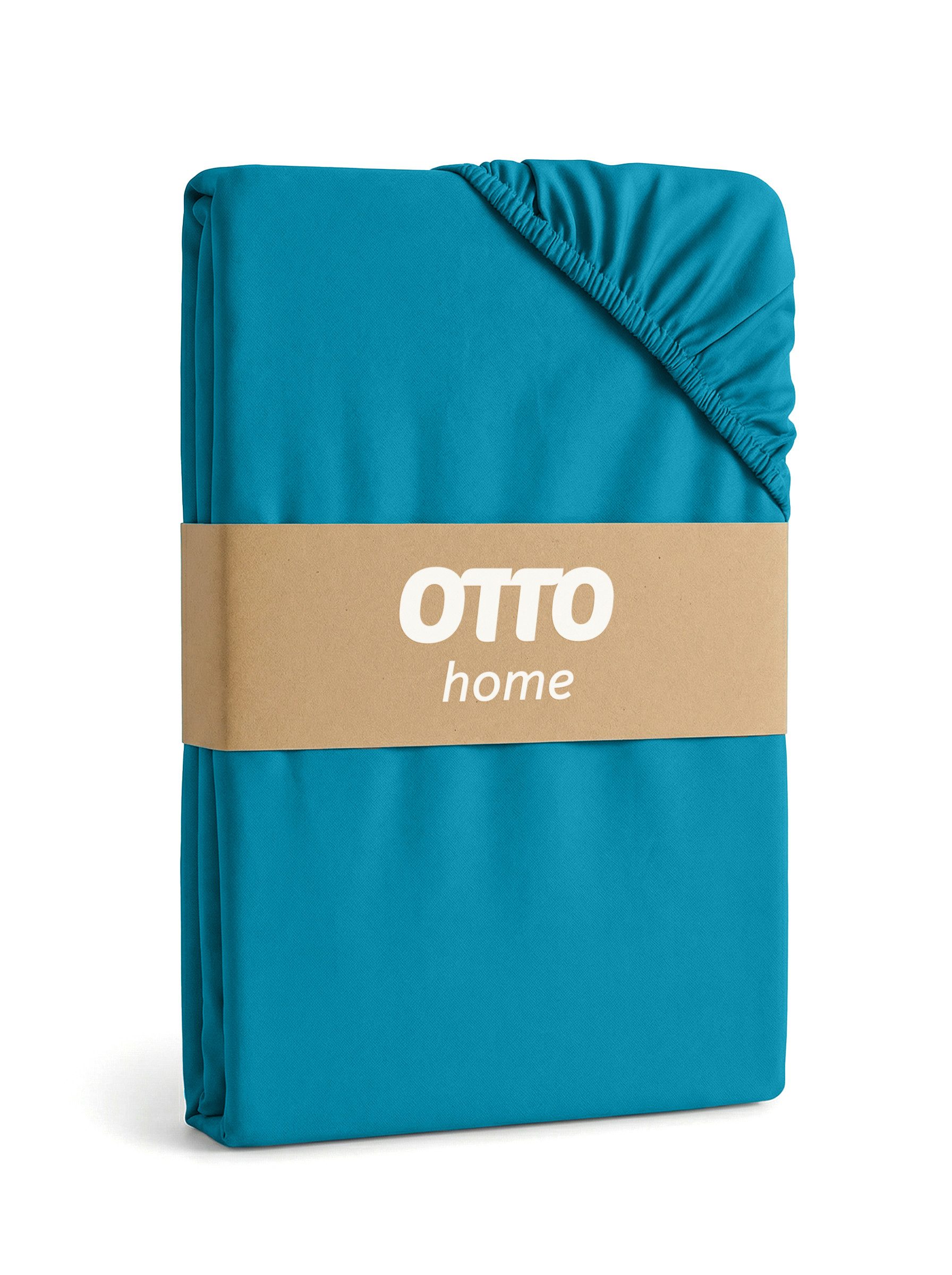 OTTO home Spannbettlaken BLACKBERRY in PREMIUM und BASIC Qualität, 100% Baumwolle, Jersey (160 g/m), Gummizug: rundum, (2 Stück), für hohe Matratzen bis 28 cm,  – Bild 4 von 5