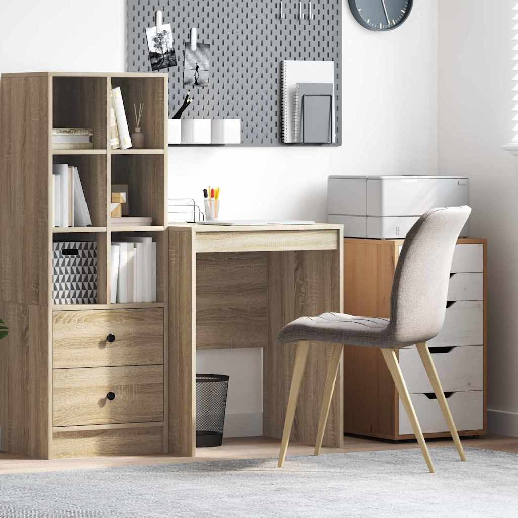 vidaXL Schreibtisch Schreibtisch Sonoma-Eiche 60 x 50 x 76 cm (1-St) – Bild 2 von 5