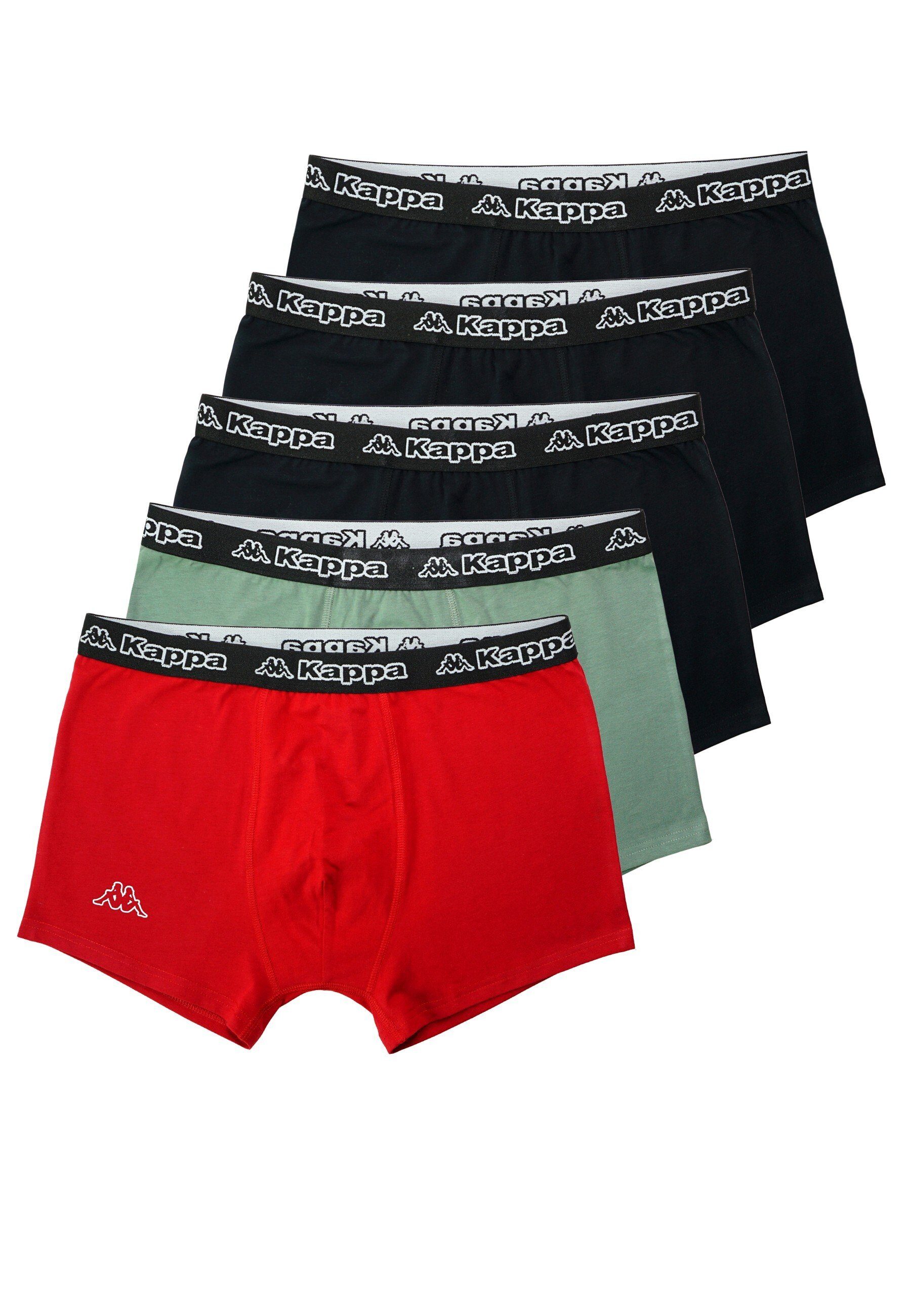 Kappa Boxershorts Boxershorts 5 Pack Unterhose Zaccharias (5-St), Regular  fit