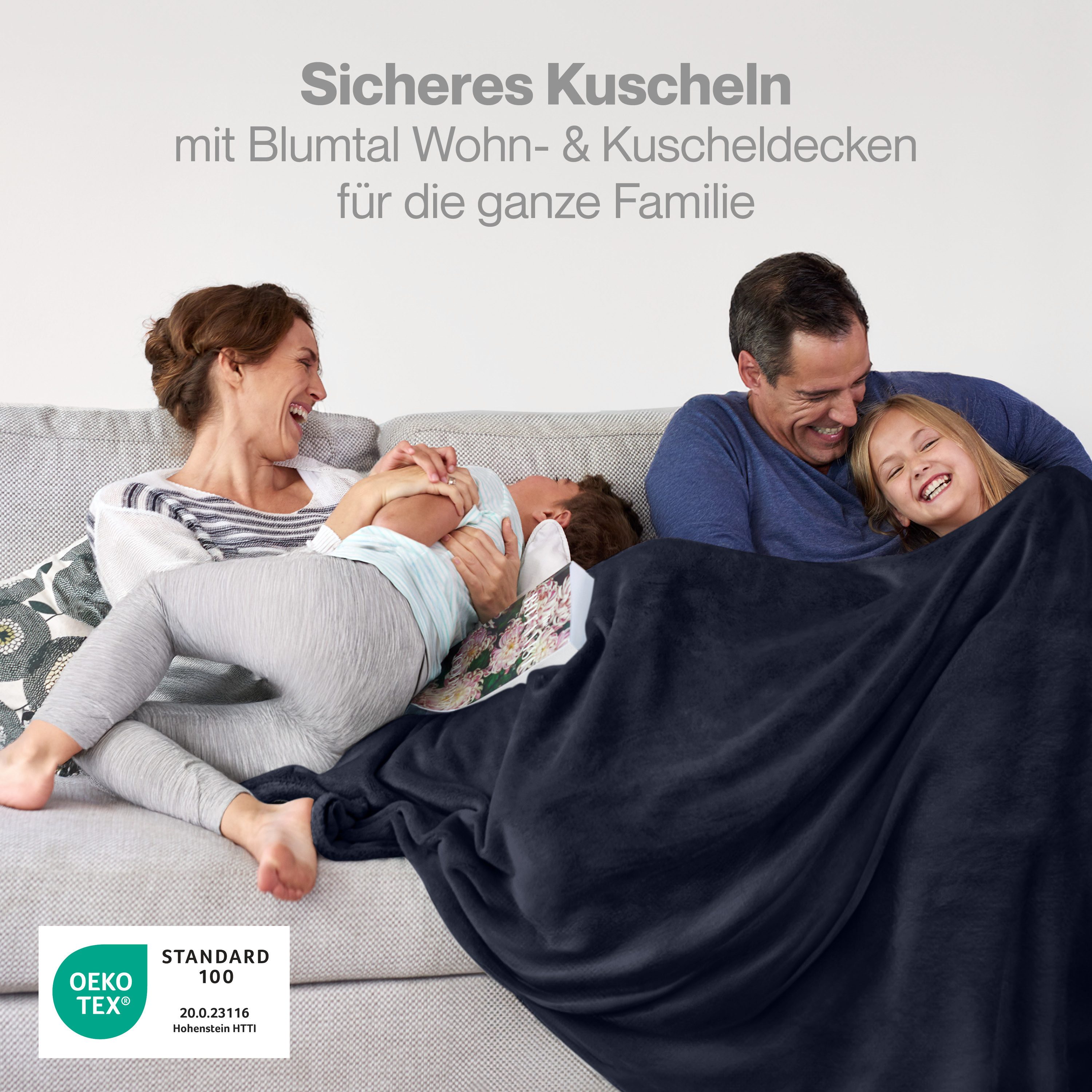 Wohndecke Kuschelige Fleecedecke, Oeko-Tex zertifizierte Decke, günstig online kaufen