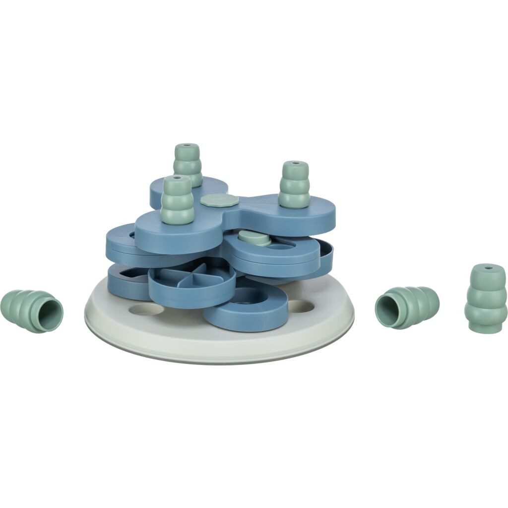 TRIXIE Tier-Intelligenzspielzeug Flower Tower Strategiespiel - diverse - ø 30 × 13 cm, Kunststoff