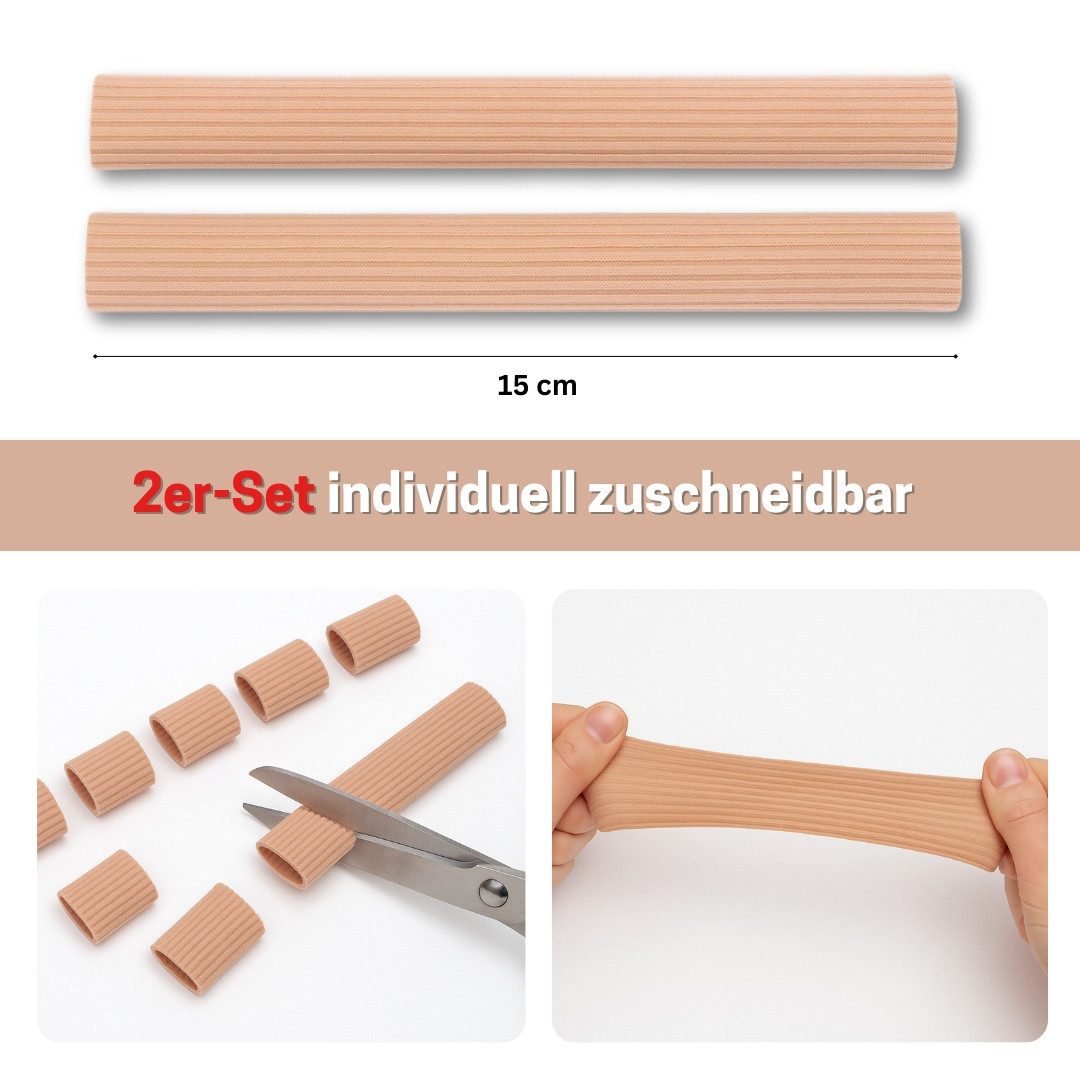 Medosan Bandage Schlauchbandagen 2er-Set für Finger und Zehen