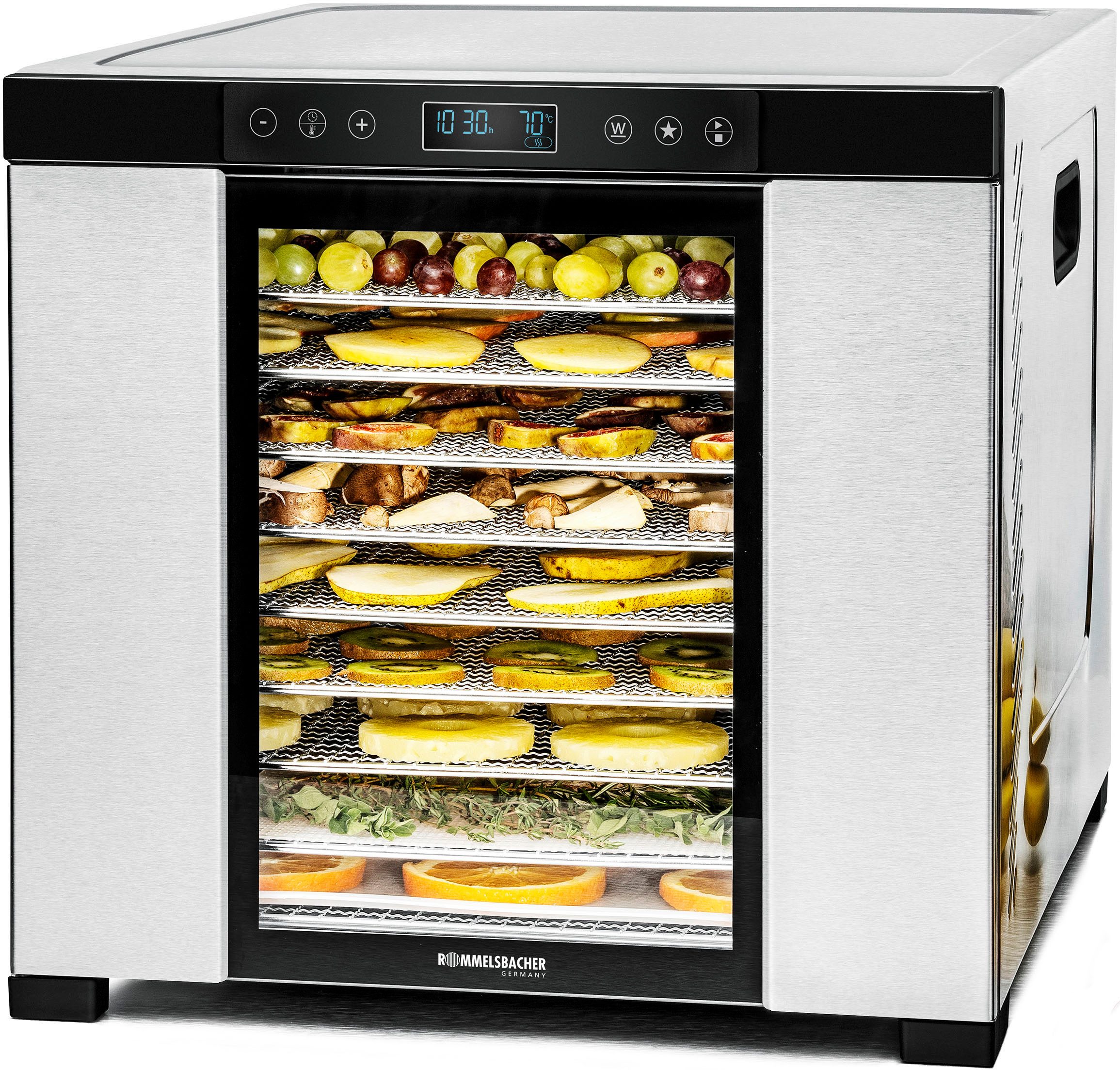 Rommelsbacher Dörrautomat DA 1050 1000 W, 10 Etagen