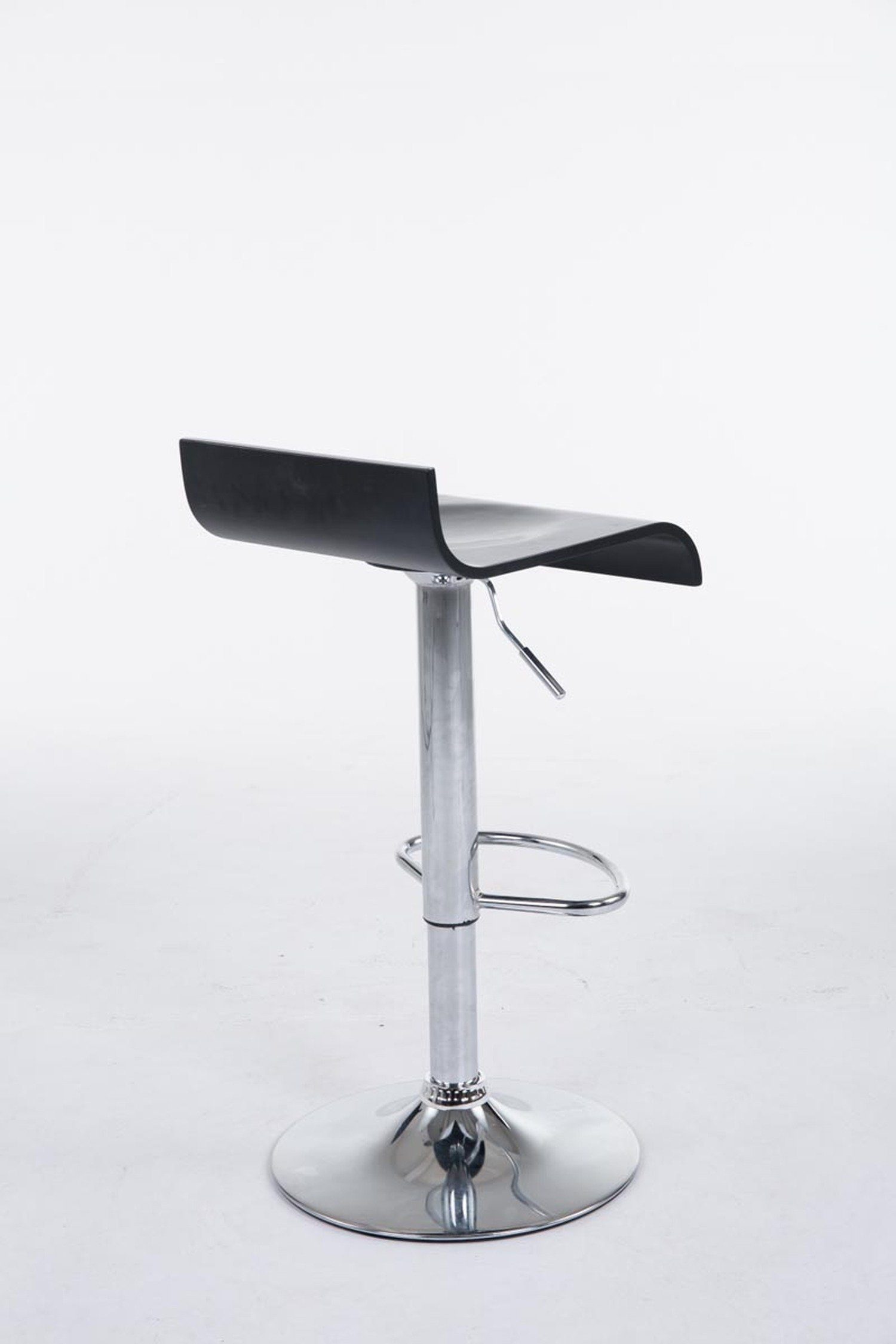 Schwarz & drehbar - - - Theke chrom Hocker - Wood Sitzfläche: für Gestell: Holz (mit Fußstütze höhenverstellbar Barhocker Metall 360° TPFLiving Küche),