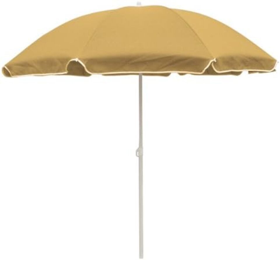 Haushalt International Sonnenschirm Sonnenschirm / Strandschirm 200cm, Farbe: sand