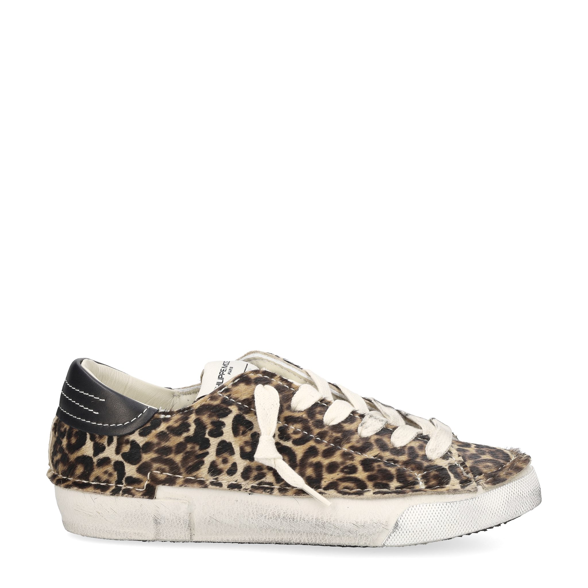 PHILIPPE MODEL Philippe Model PRSX LOW, Sneaker, Braun / Leo-Look, Damen Sneaker