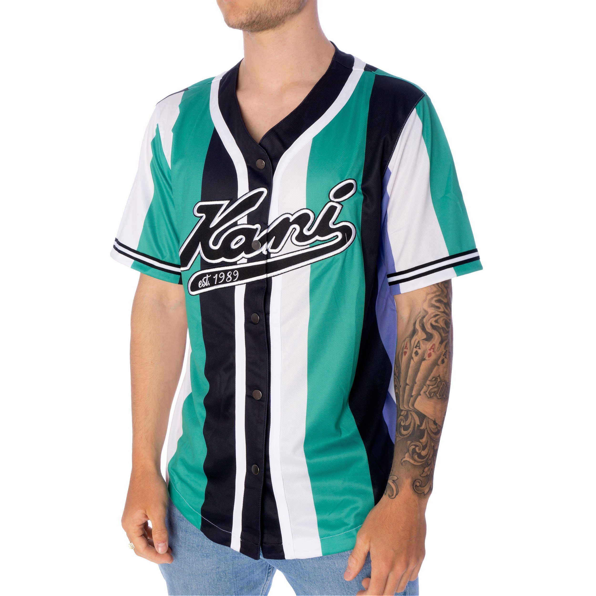 Kani Kani Karl T-Shirt Varsity Striped T-Shirt Karl Baseball (1-tlg)