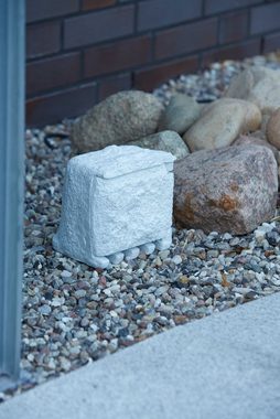 Ubbink Gartensteckdose Stone Decor, mit 4 Steckdosen