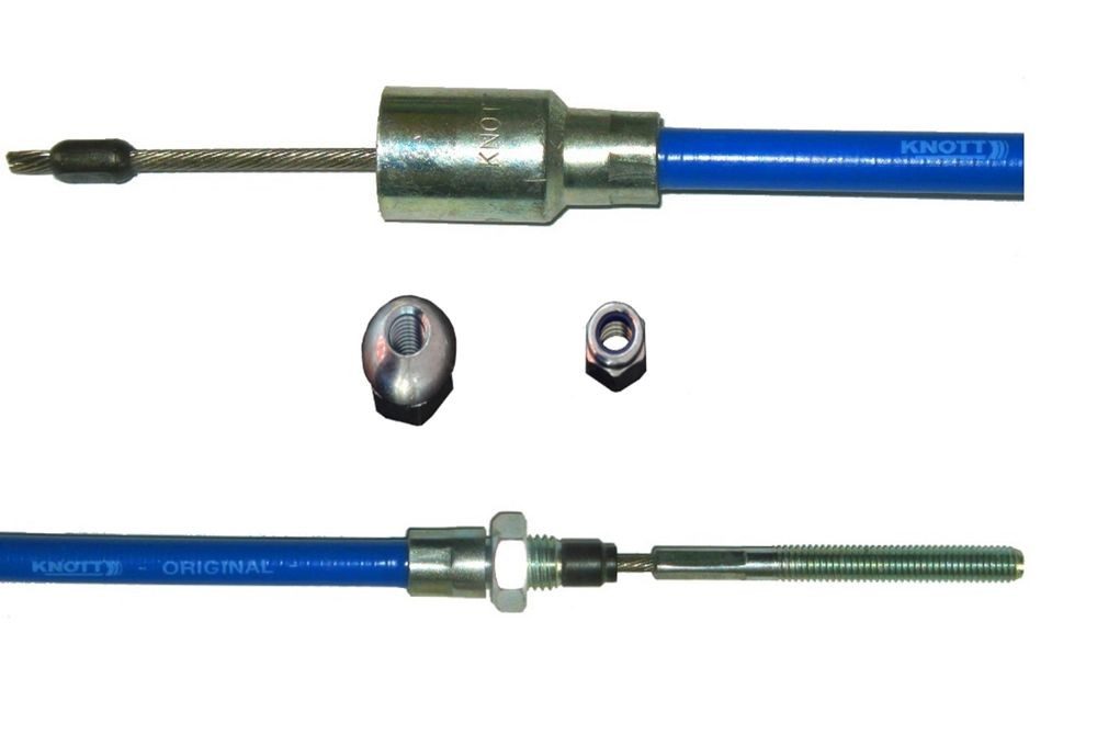 Knott Anhänger 1 x Knott Bremsseil 37086.06 HL: 730 mm - GL: 940 mm -- Nirosta