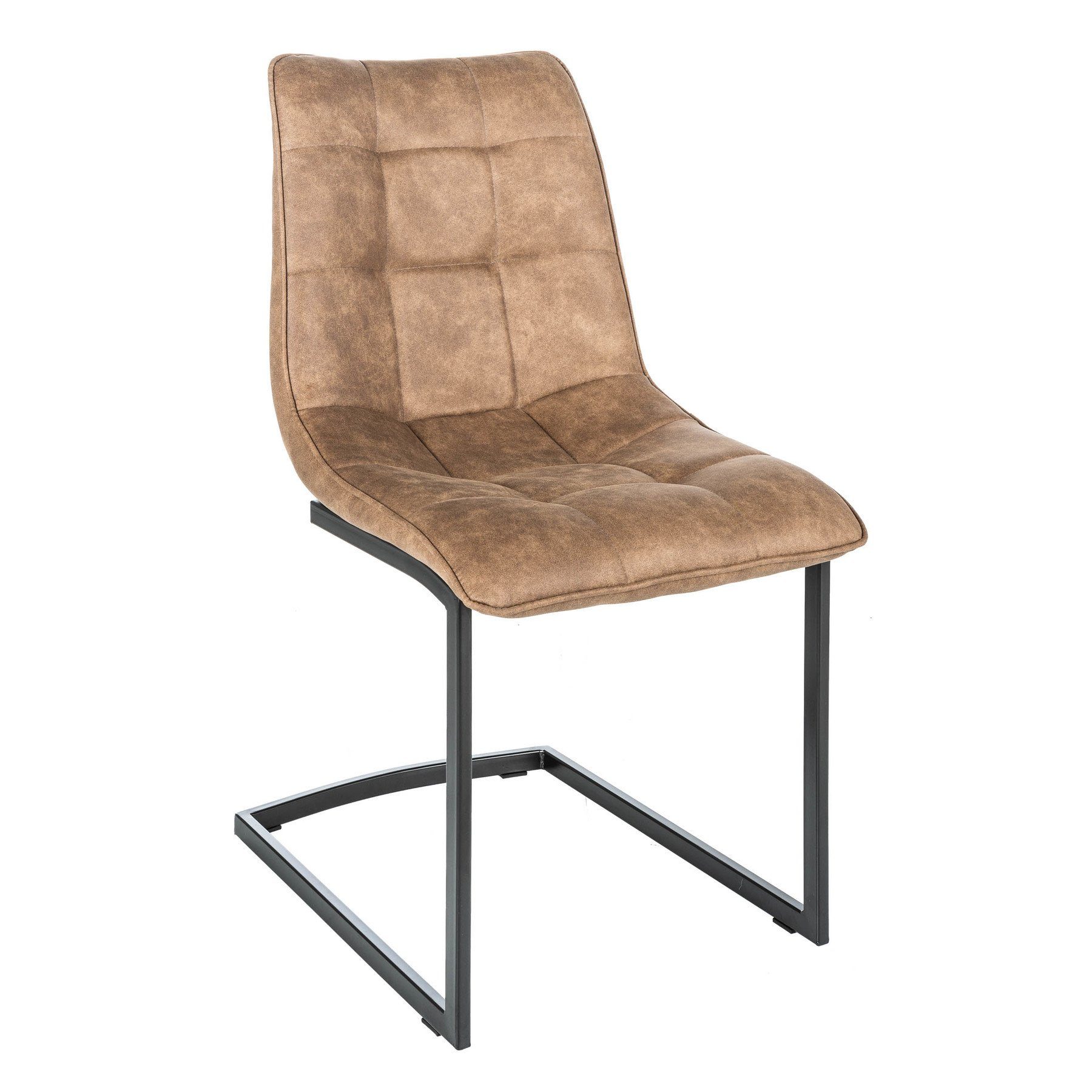 riess-ambiente Freischwinger MIAMI taupe antik / schwarz (1 St), Esszimmer günstig online kaufen