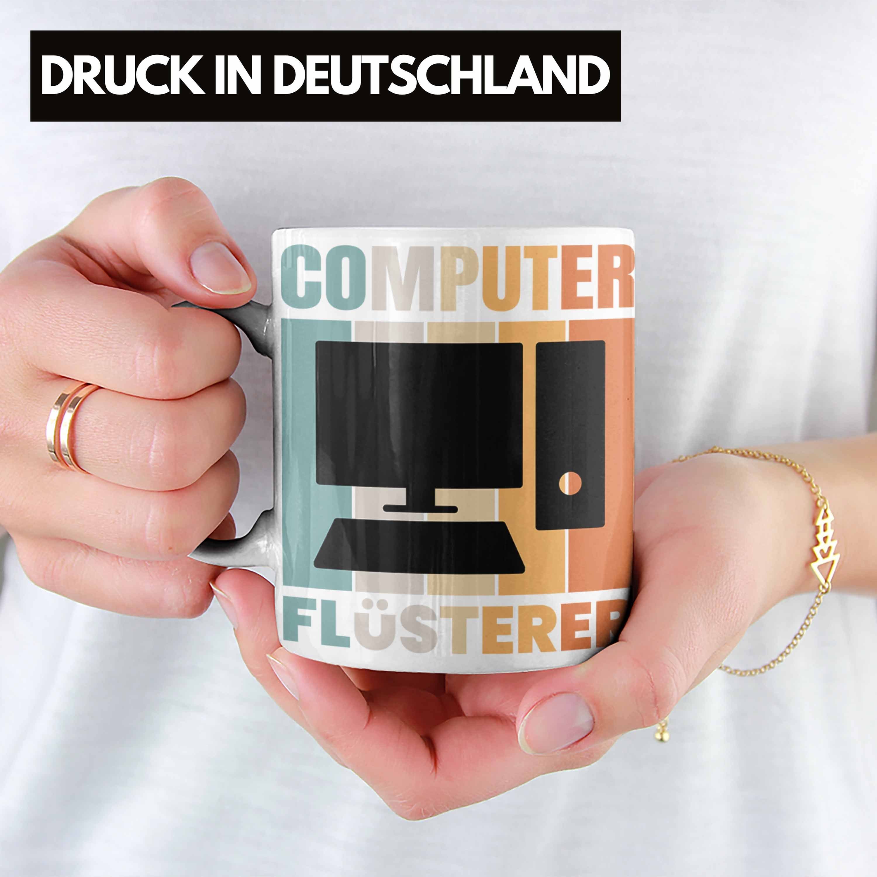 Trendation Tasse Trendation - IT Computer Nerd Flüsterer Informatiker Tasse Lustig Gesc