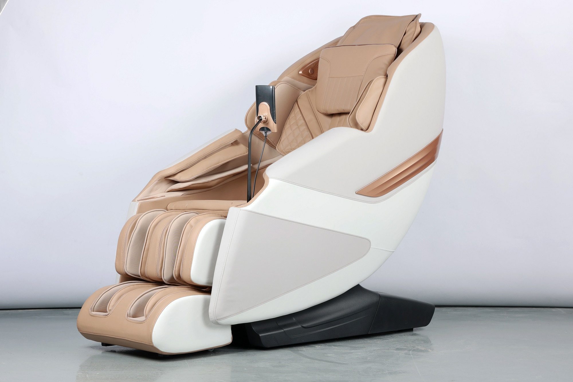 Burgherr Massagesessel Massagesessel "Herkules" mit Musikboxen von Burgherr (braun-weiß)