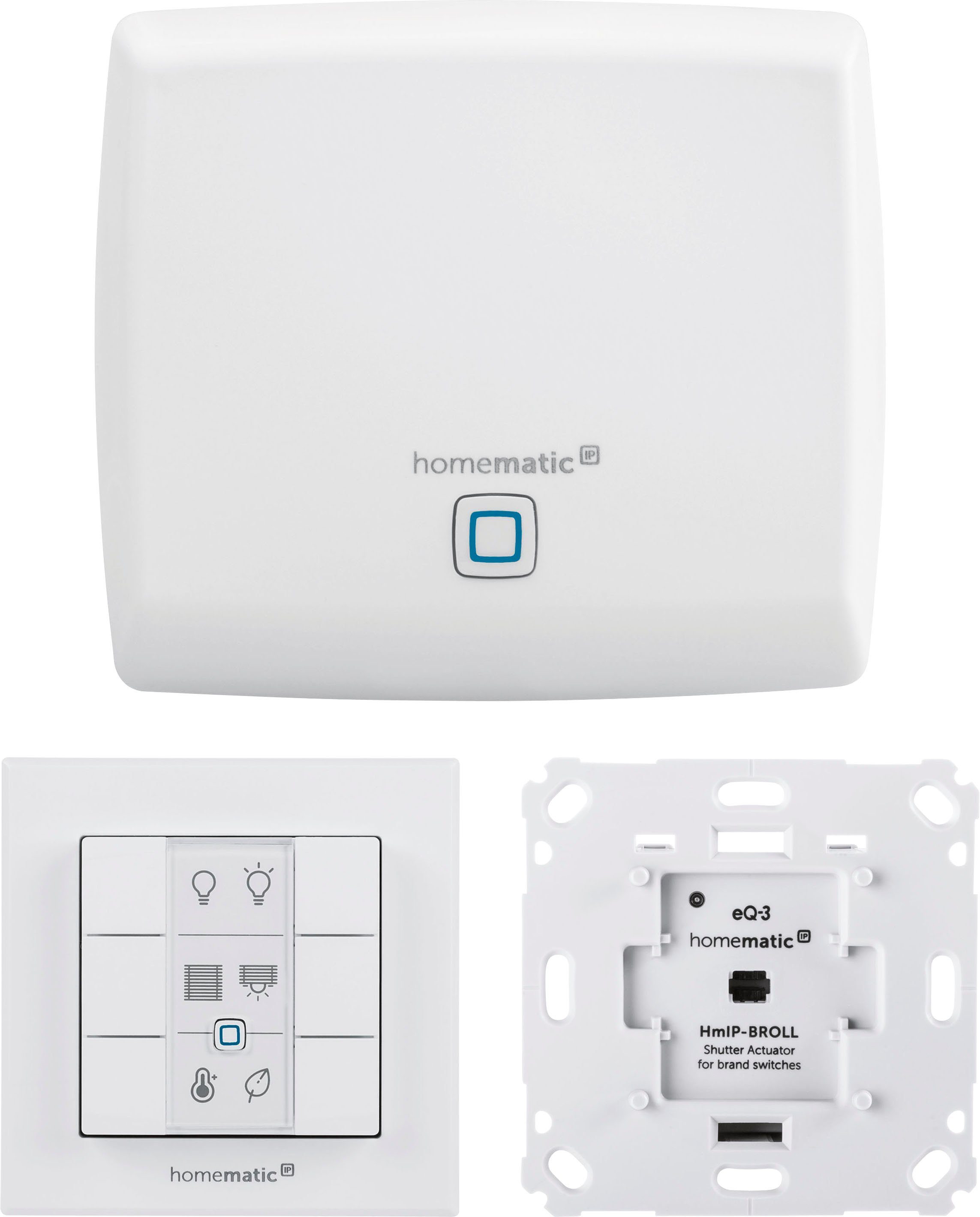 Homematic IP Rollladensteuerung (3-tlg) Smart-Home Starter-Set