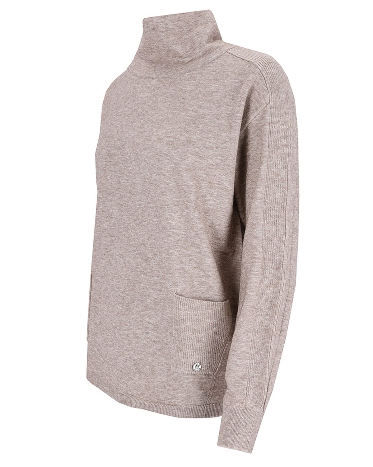 Hajo Rollkragenpullover Pullover mit halsfernem Rollkragen