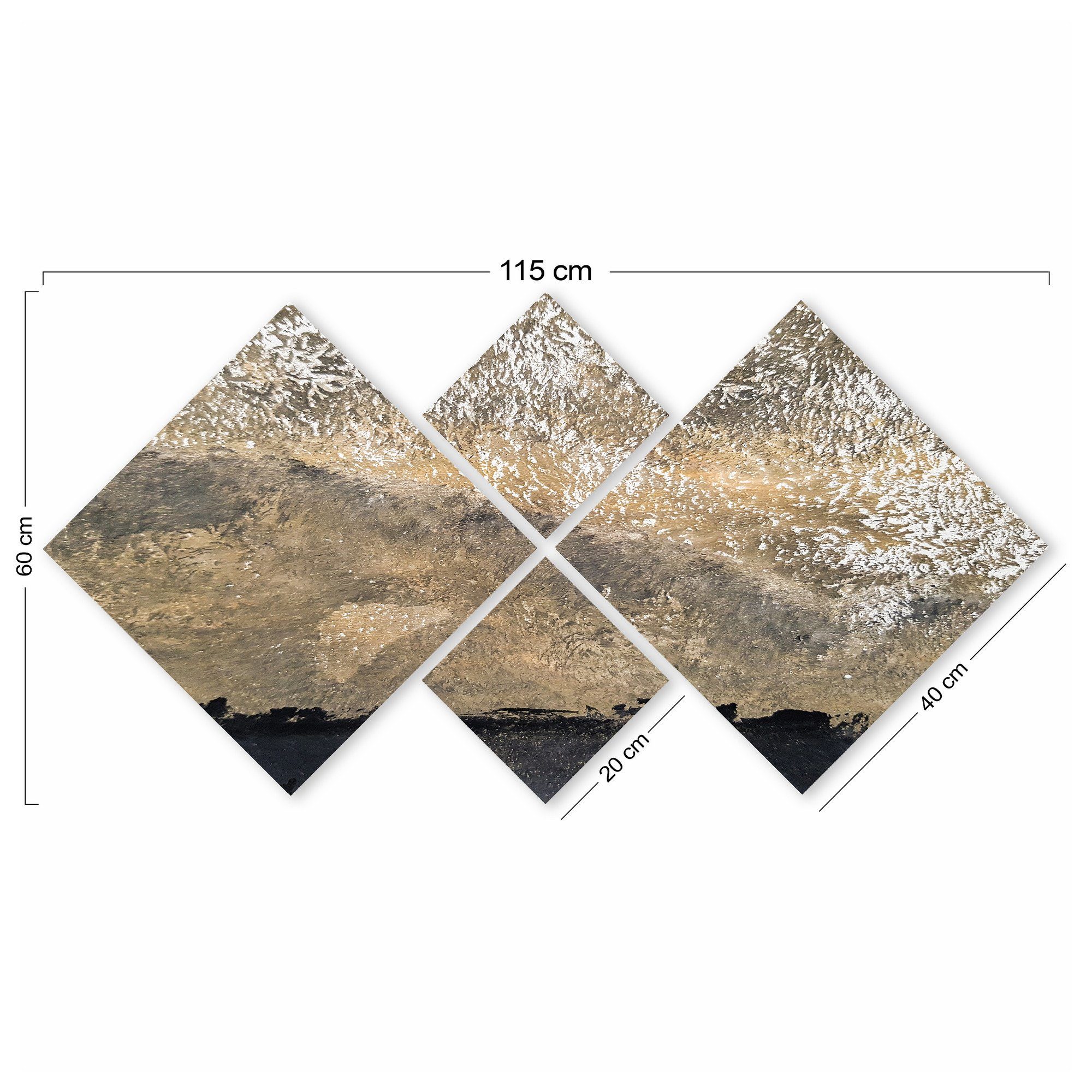 Wallity Leinwandbild EVS1190, Bunt, cm, 100% x MDF 60 115