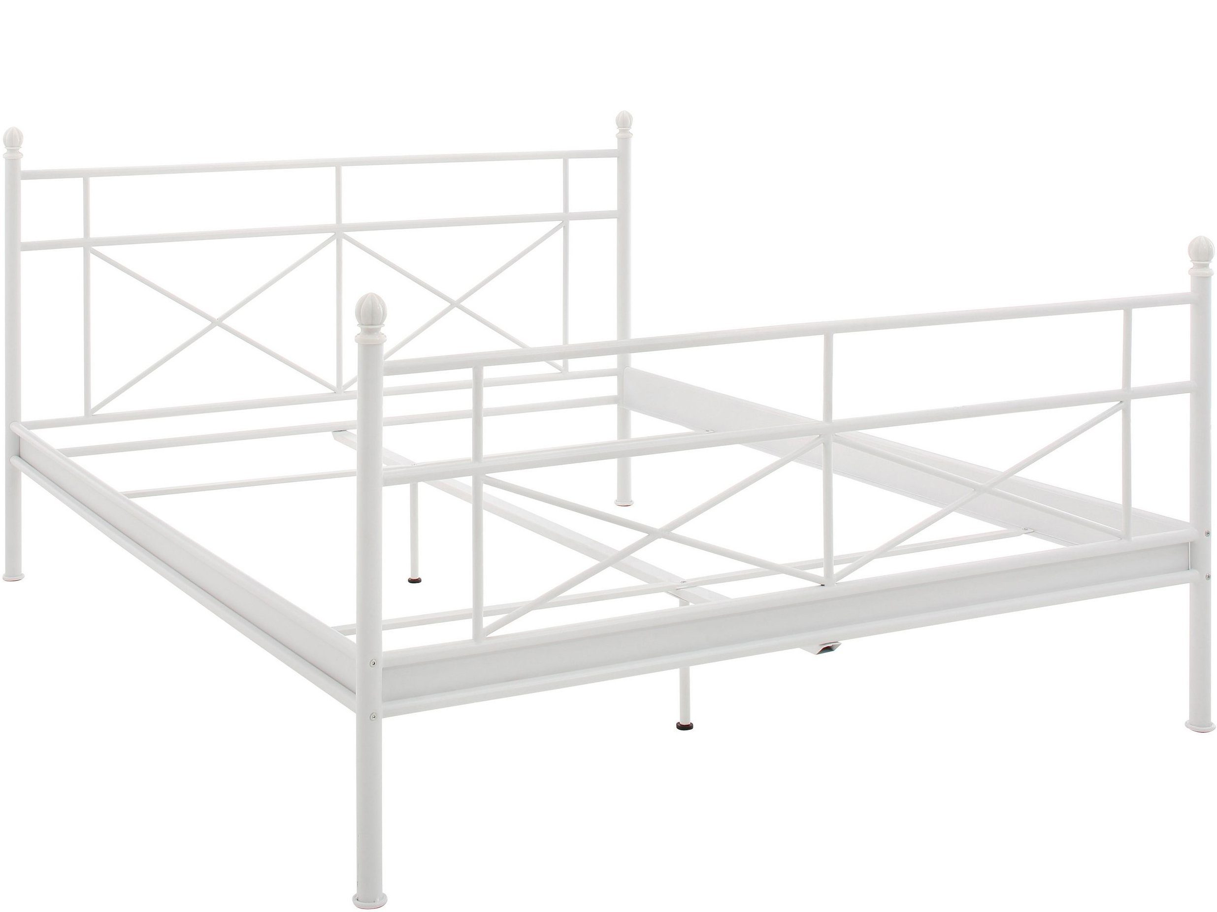 loft24 Metallbett Tanja, Bettgestell aus Metall, Bett Doppelbett
