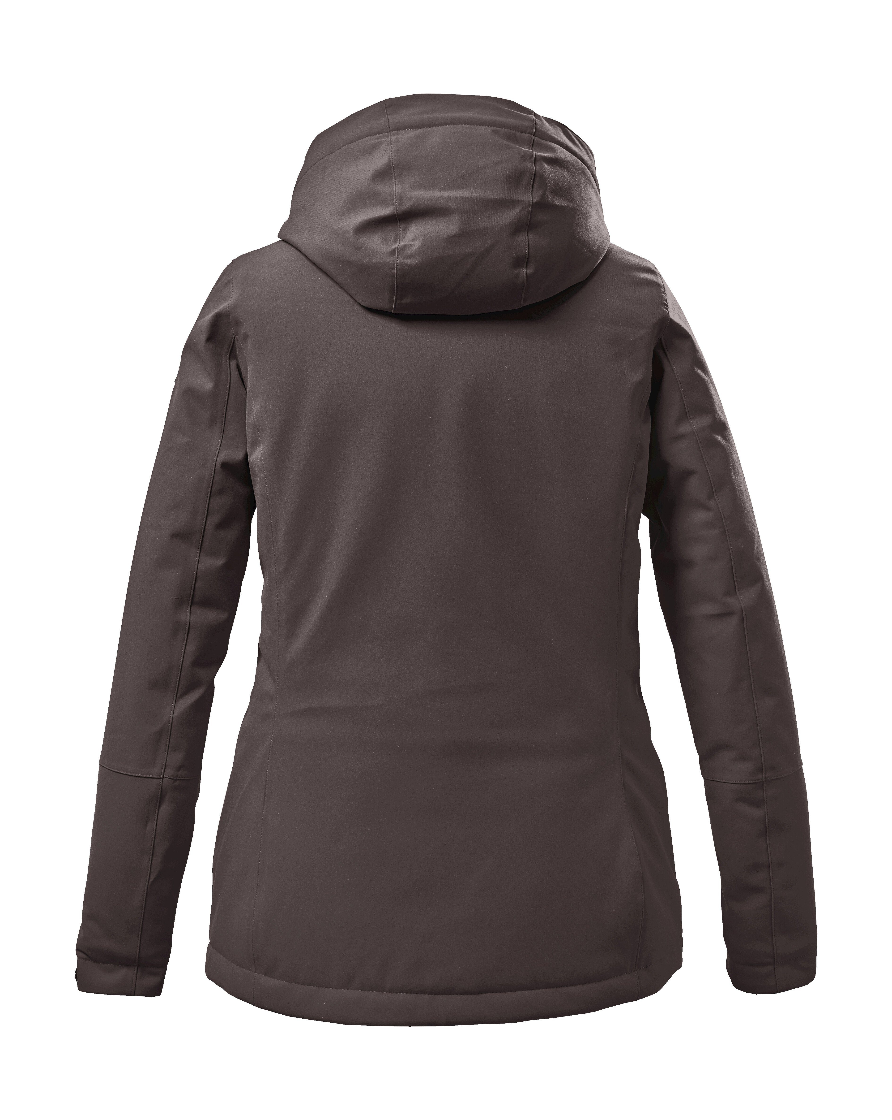 Killtec Outdoorjacke KOW 140 WMN JCKT Wasserdichte Damenjacke, atmungsaktiv, abnehmbare Kapuze