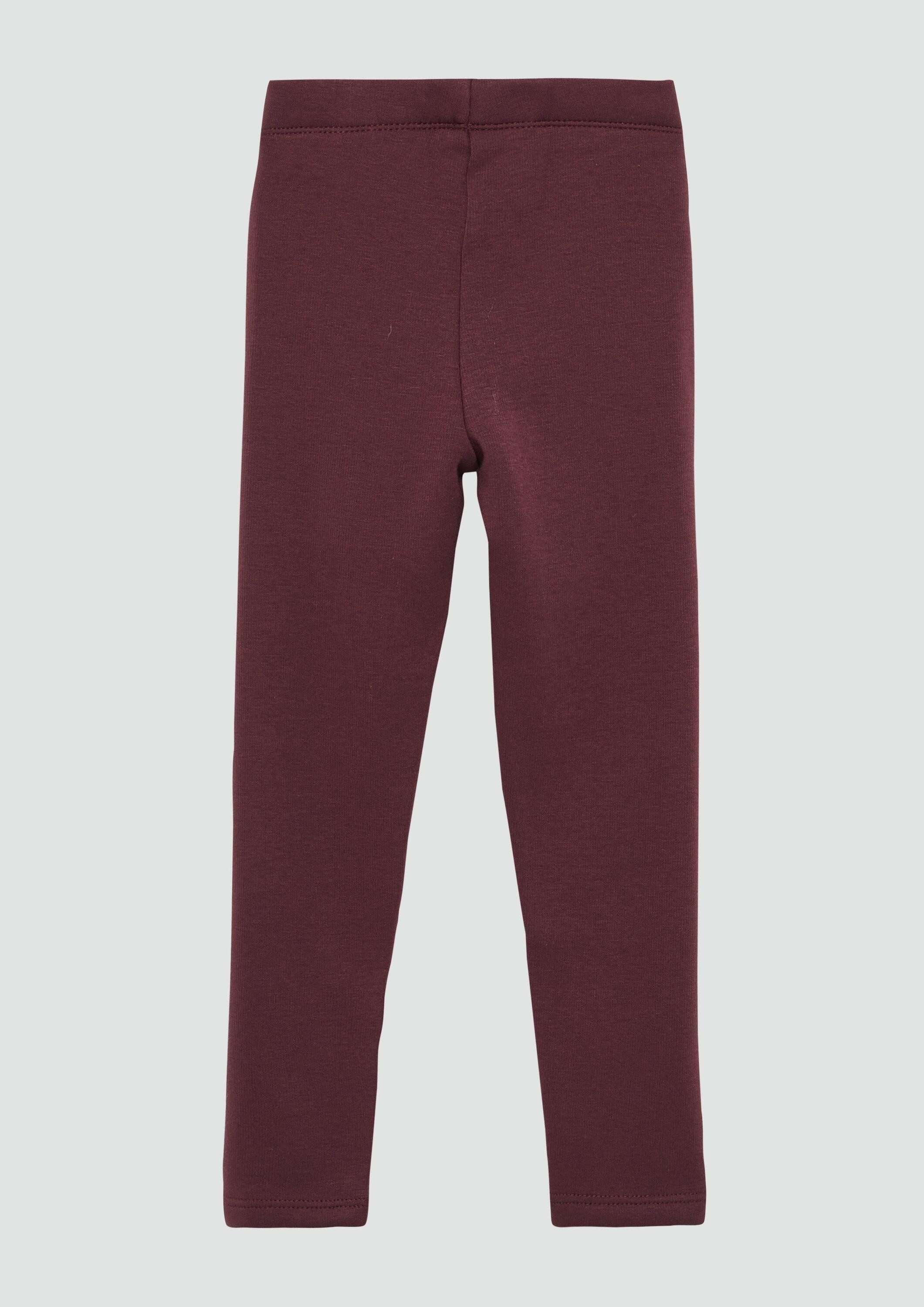 s.Oliver Leggings Leggings Kuschelige Thermofleece-Hose mit Elastikbund