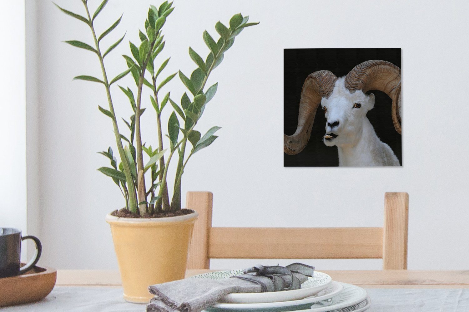 Schlafzimmer Hoorn, Bok Tiere St), OneMillionCanvasses® für Leinwand Leinwandbild Wohnzimmer - Bilder - (1