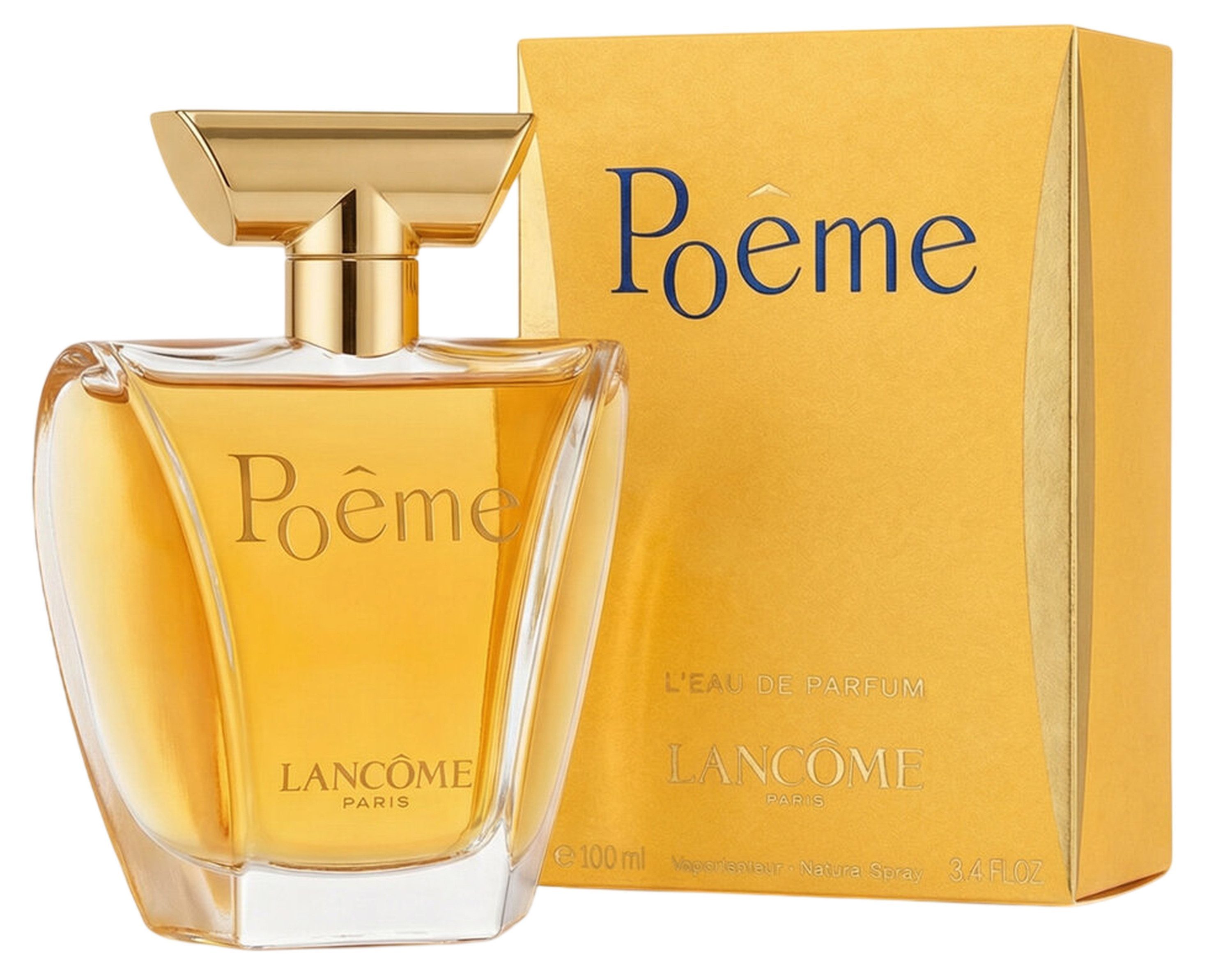 LANCOME Eau de Parfum Poeme EDP Damen Spray, Blumig-orientalischer Duft mit Mandarine, Pfirsich, Jasmin und Vanille