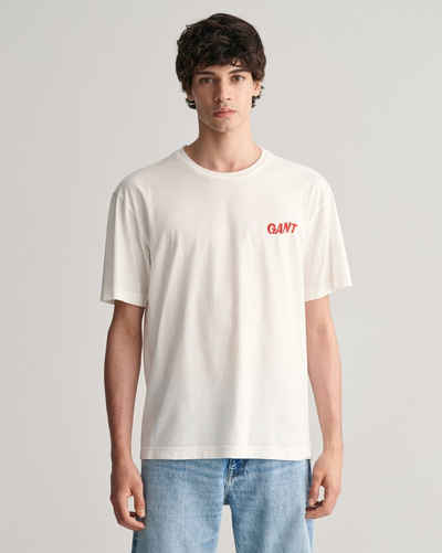 Gant T-Shirt WASHED GRAPHIC SS T-SHIRT Mit Rückenprint
