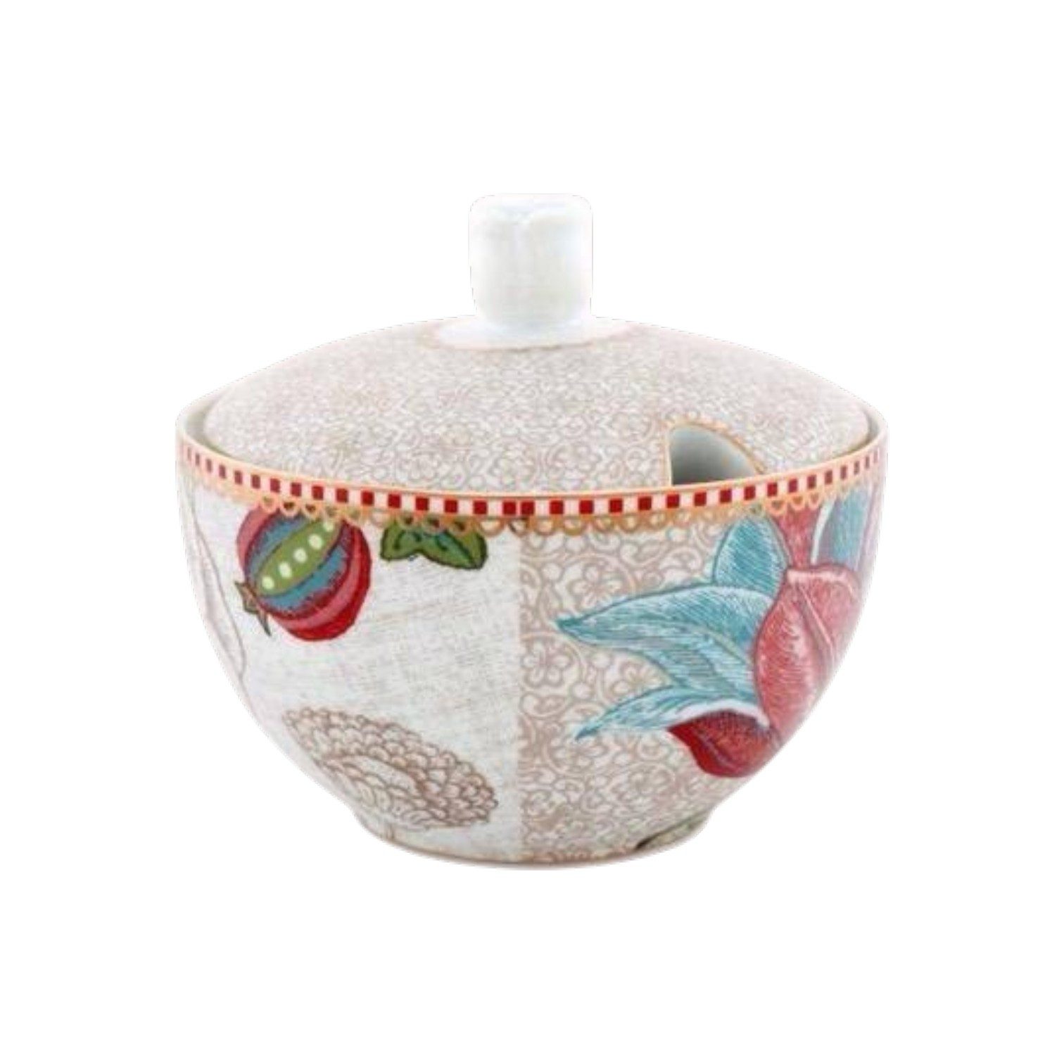 Essenza Zuckerdose Sugar Bowl Spring to Life Off White von Pip Studio, 100% Porzellan