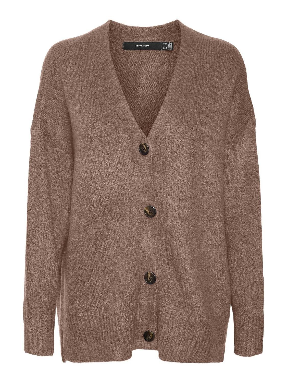 PIECES Damen Strickjacke Oversize | Ls Knit Shacket Pa | Bequemer Oversize-Look Von Der Dänischen Marke