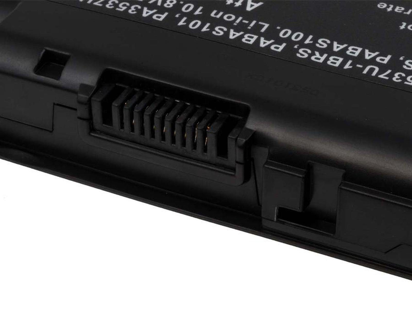 Akku 7800 7800mAh für Laptop-Akku Toshiba (10.8 V) Typ PA3537U-1BRS mAh Powery