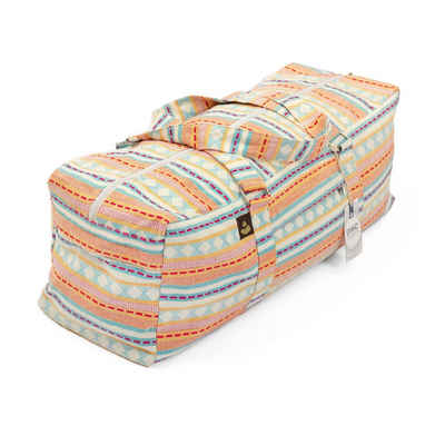 bodhi Yogatasche Yoga Kit Bag, ETHNO Collection, apricot-hellblau gemustert