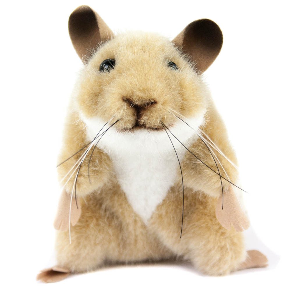 Kösen Kuscheltier KÖSEN Hamster 11 cm sitzend Stofftier (Stoffhamster Plüschhamster Stofftiere Plüschtiere, Spielzeug Kinder Babys)