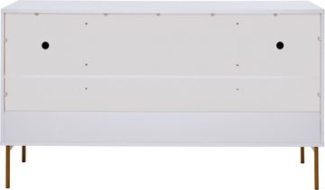 Jahnke Sideboard CARVE SB 150 (1 St), Sideboard, raffiniertes Design, edler Gold-Look, Breite 150 cm