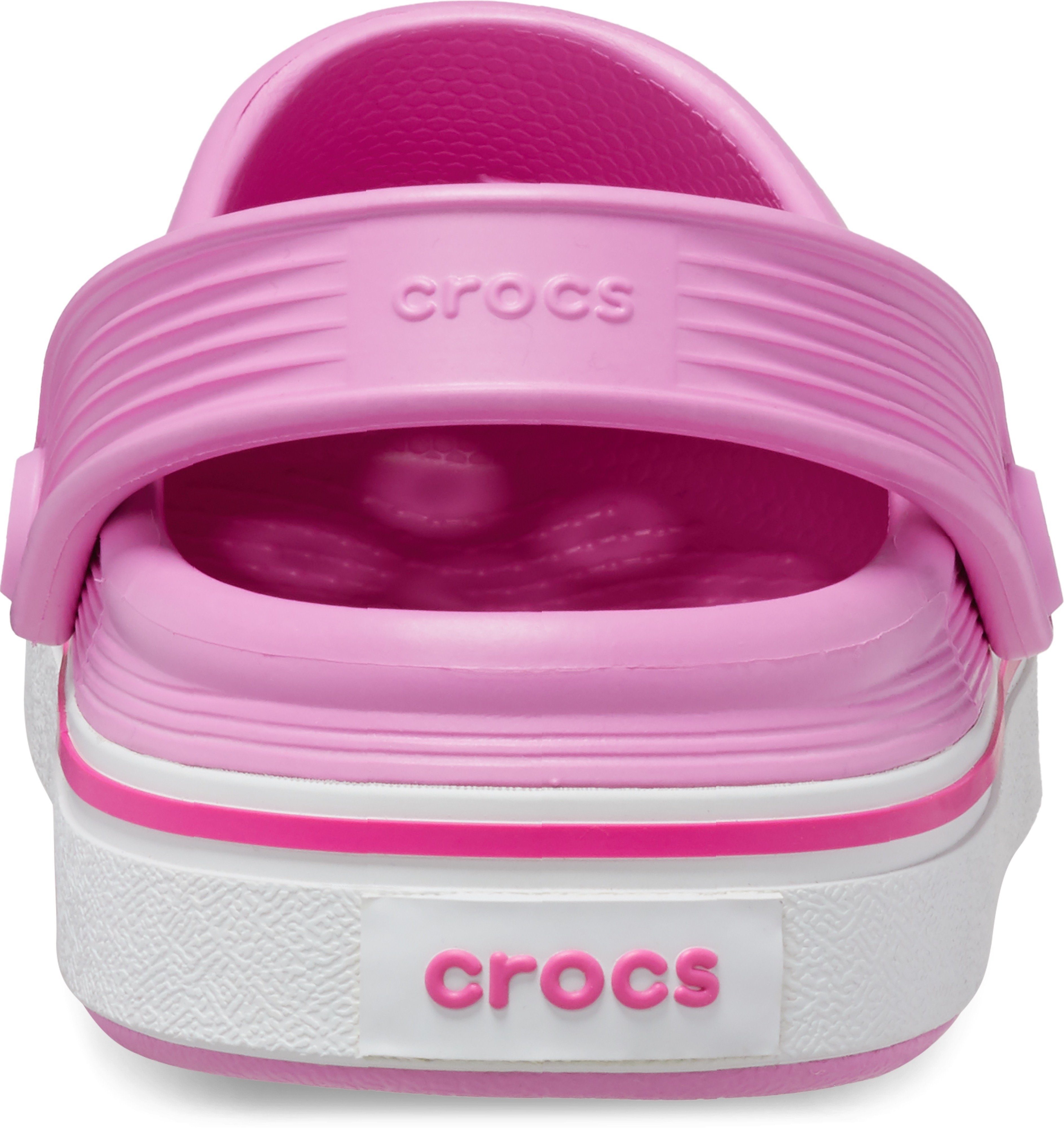 pink Zehenbereich Clean Hausschuh Crocband mit T geschütztem Clog Crocs