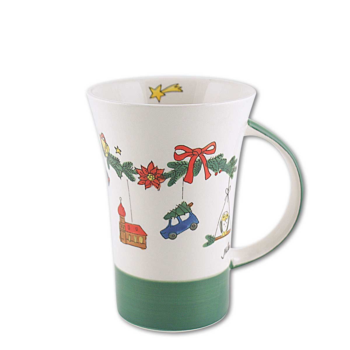 Mila Coffee Keramik Pot, Keramik-Becher, Mila Weihnachtszauber, Becher