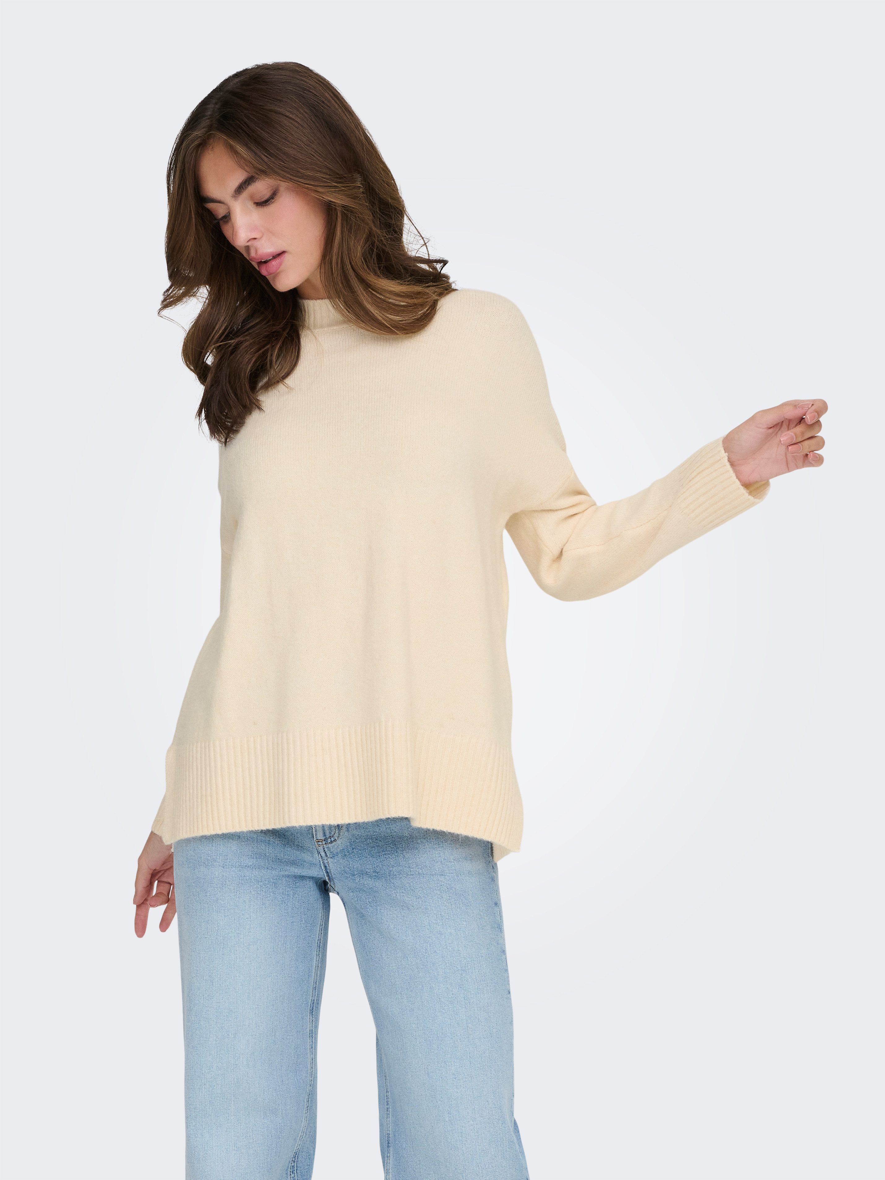 ONLY Strickpullover ONLHAZEL LS HIGHNECK OVERS günstig online kaufen