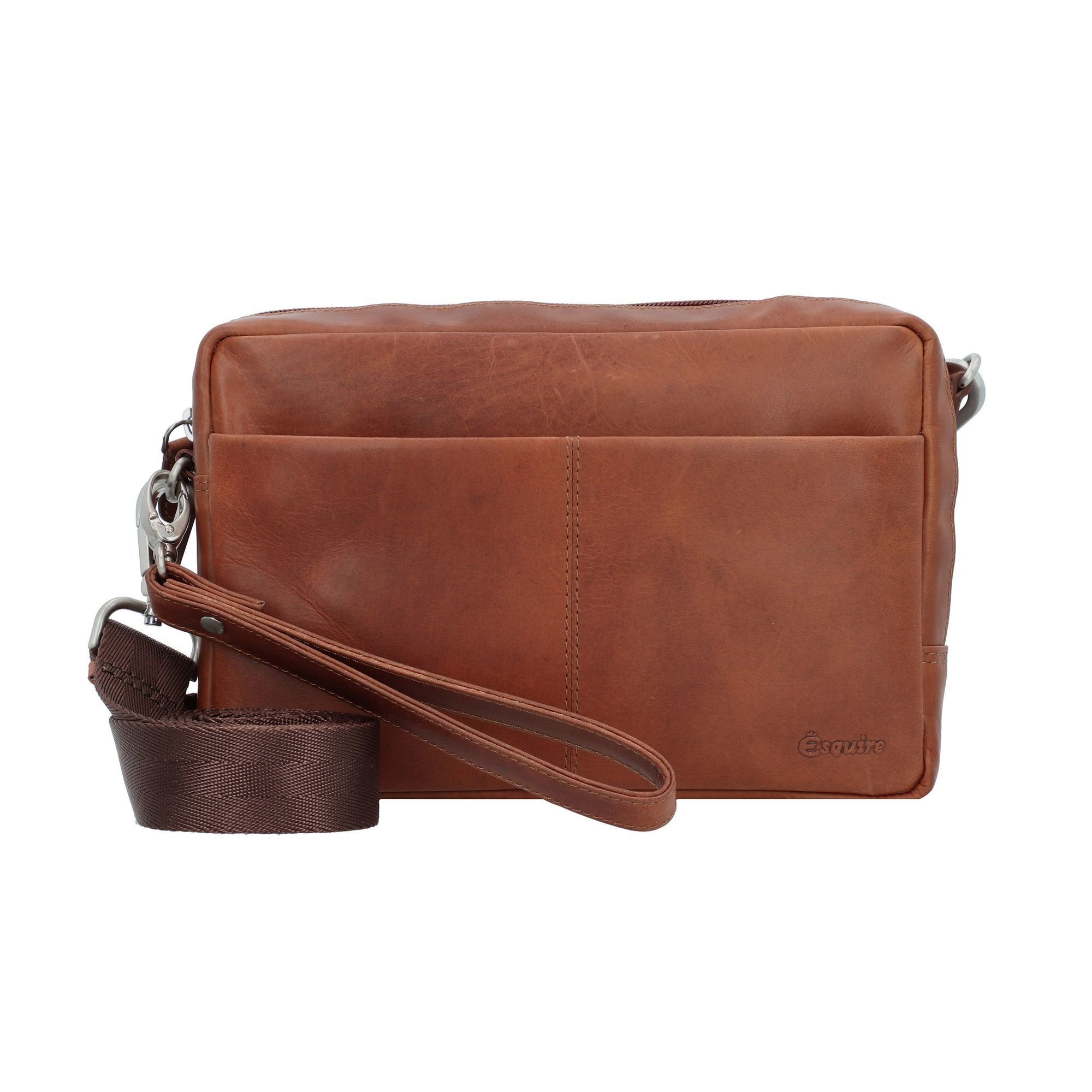 Esquire Handgelenktasche Dallas, Leder