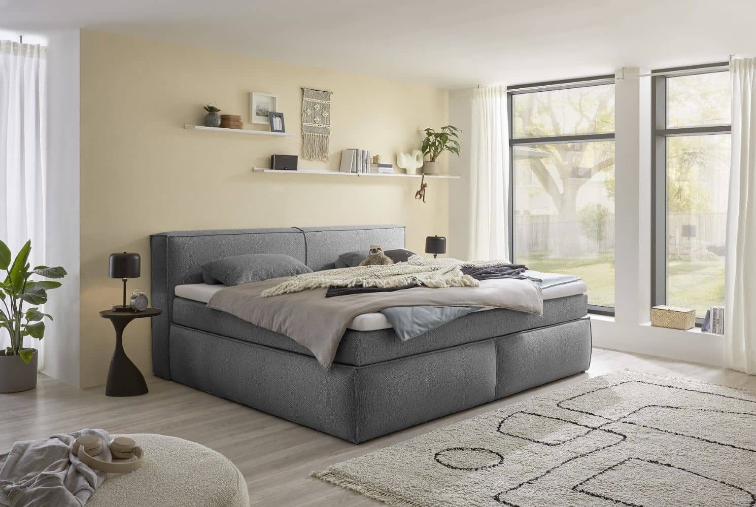 ED EXCITING DESIGN Boxspringbett Sandon 180x200 günstig online kaufen