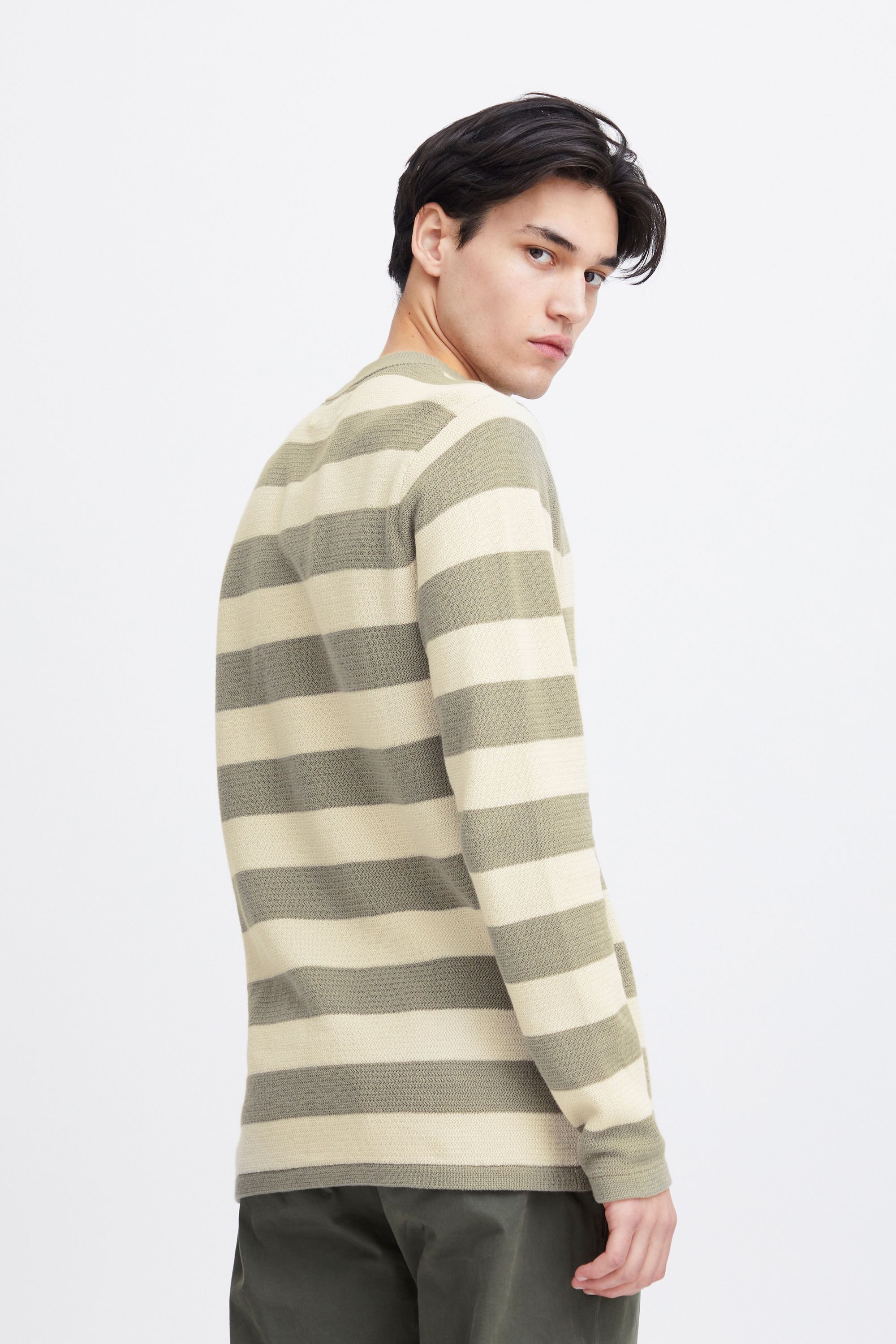 Casual Friday Strickpullover CFKarl Basic Strickpullover mit Struktur