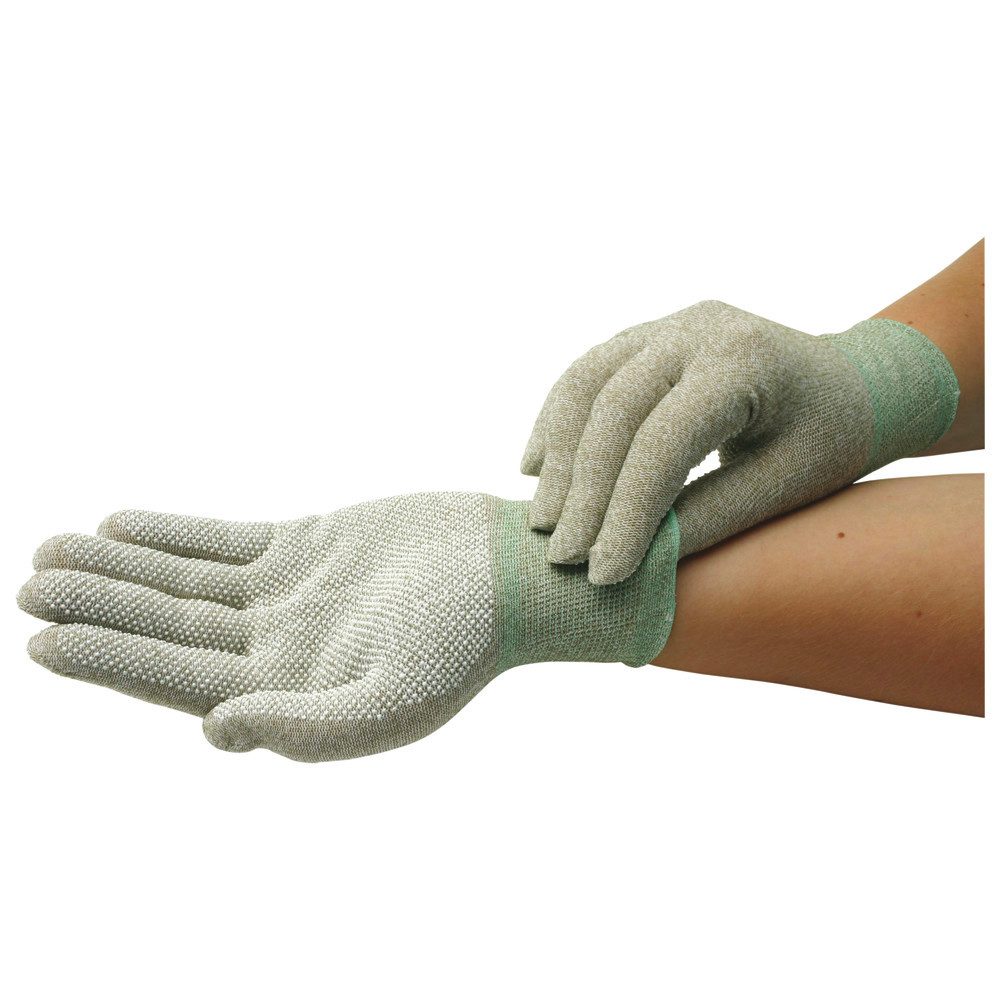 WETEC Arbeitshandschuh-Set ESD-Handschuhe, PVC-Micro-Noppen