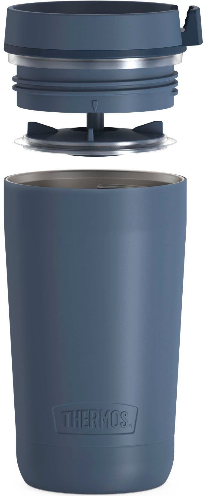 THERMOS Thermobehälter GUARDIAN FOOD lake Silikon, mat doppelwandiger JAR, Edelstahl (1-tlg), blue Edelstahl