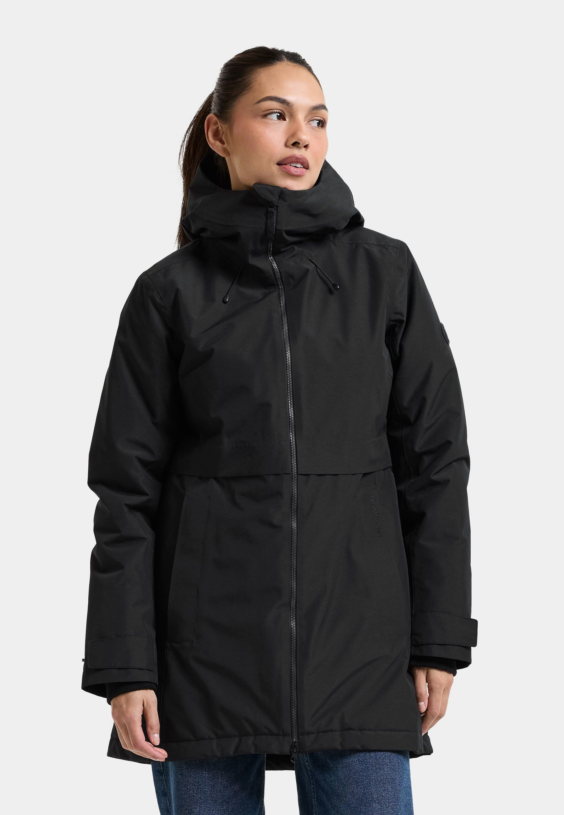 Didriksons Winterjacke Damen Winterparka Wasserdicht TIRIL mit Kapuze mit Taschen