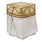 Oriental Galerie Aufbewahrungsbox »Rattanbox Korb mit Aufhängung und Bemalung Groß Natur-Weiß« (1 Stück), traditionelle Herstellung in Handarbeit im Ursprungsland, Bild 2