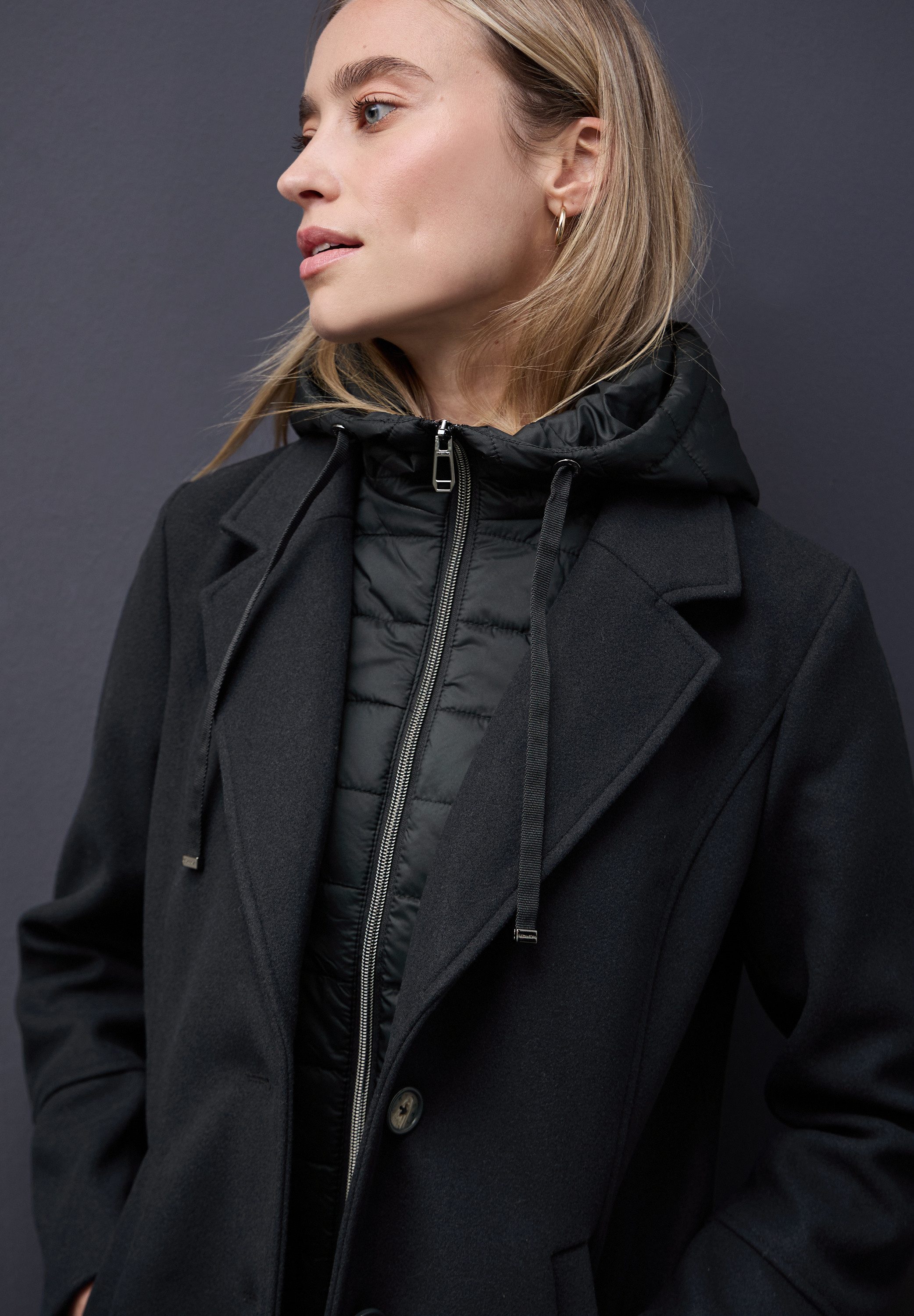 STREET ONE Outdoorjacke mit Kapuze günstig online kaufen