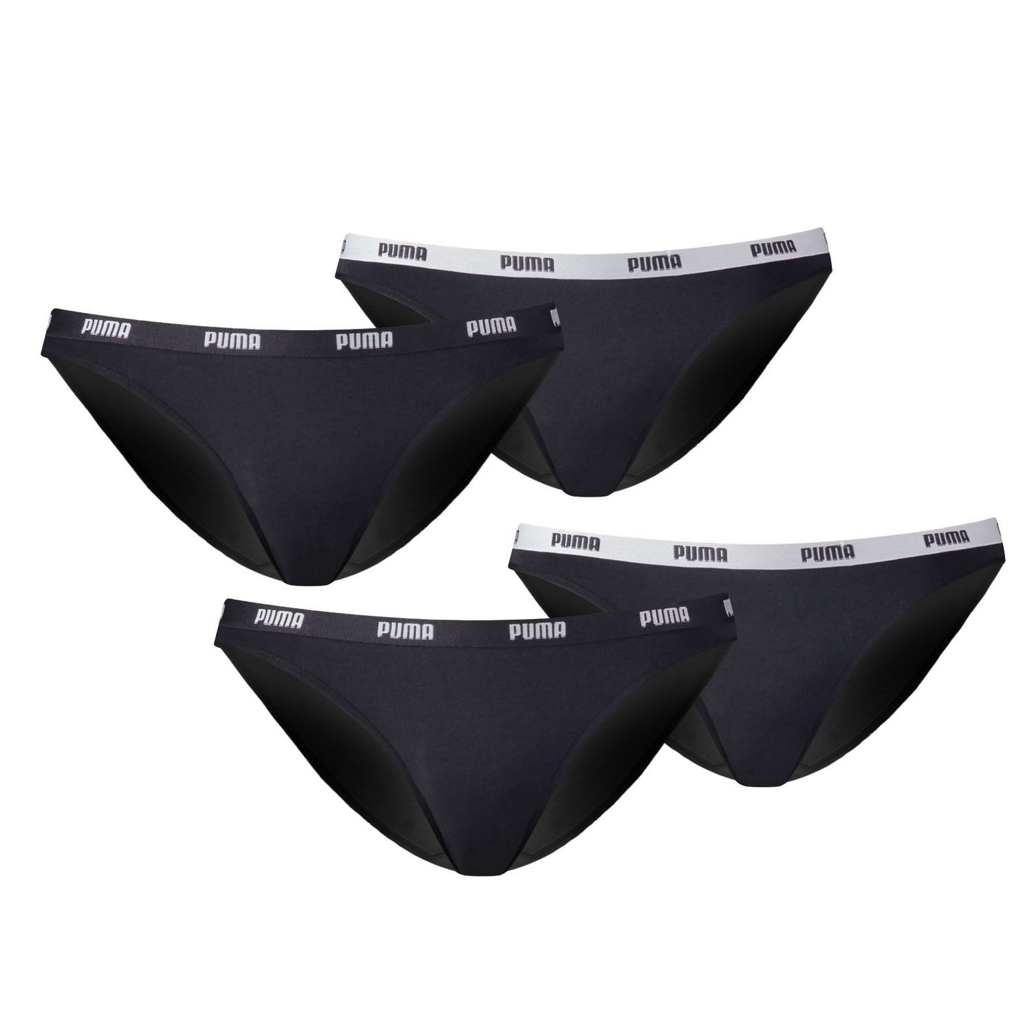 PUMA BODYWEAR Bikinislip Bikini-Slip (2-St) Low Rise, Modal günstig online kaufen