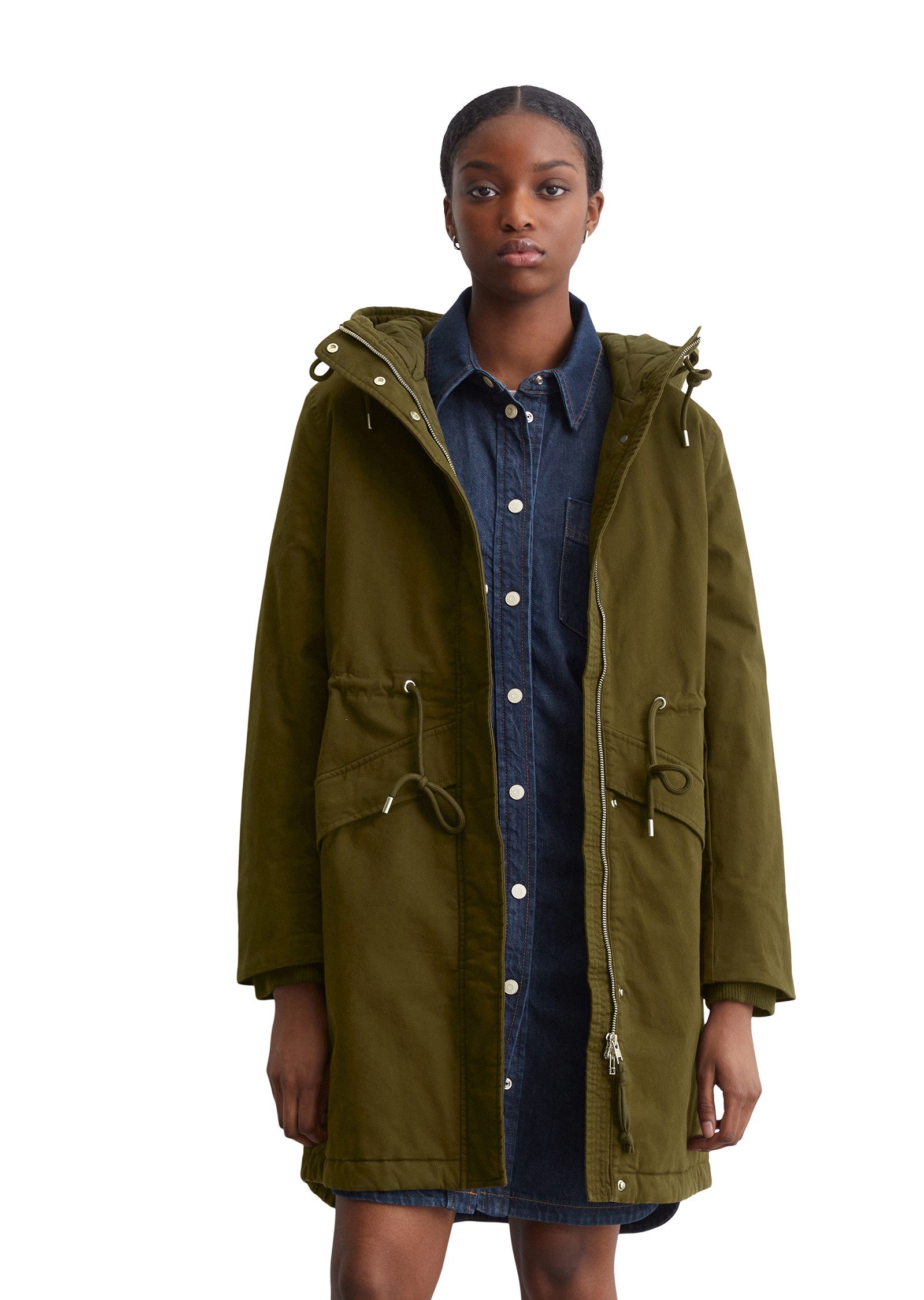 Marc O'Polo DENIM Kurzmantel aus Organic Cotton Stretch