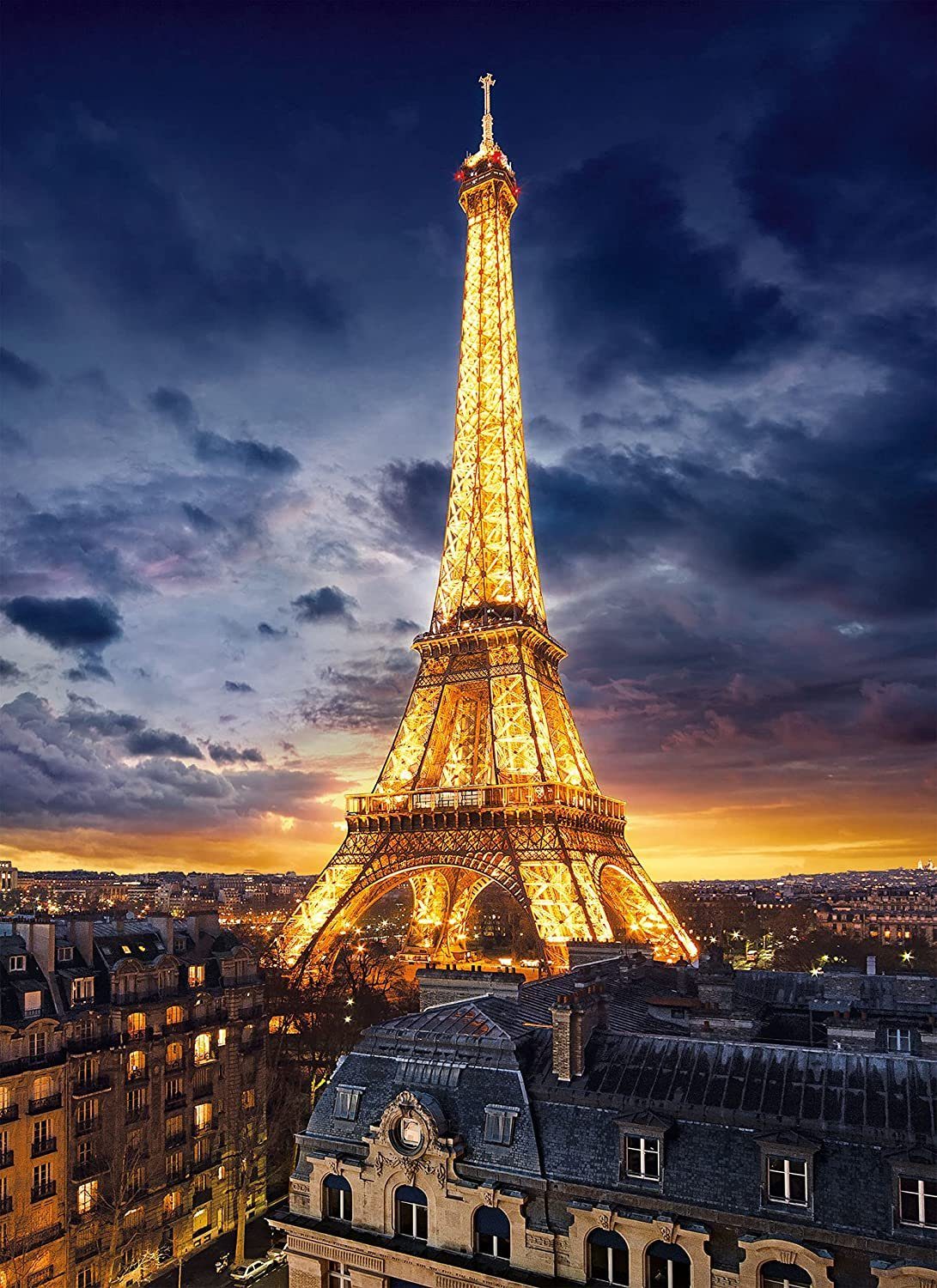 Clementoni® Puzzle Puzzle 39514 - Eiffelturm (1000 Teile), 1000 Puzzleteile
