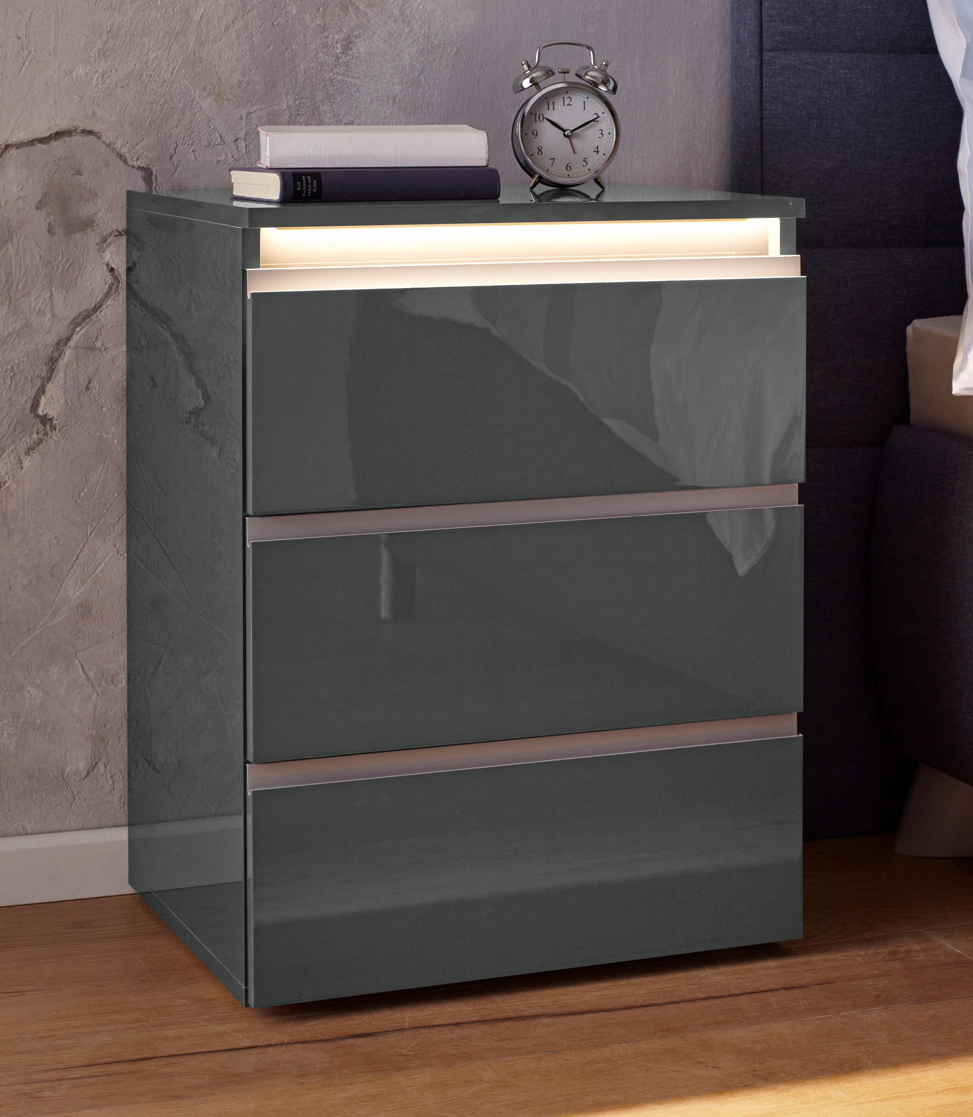 Tecnos Nachtkommode »Mailand«, Höhe 66 cm
