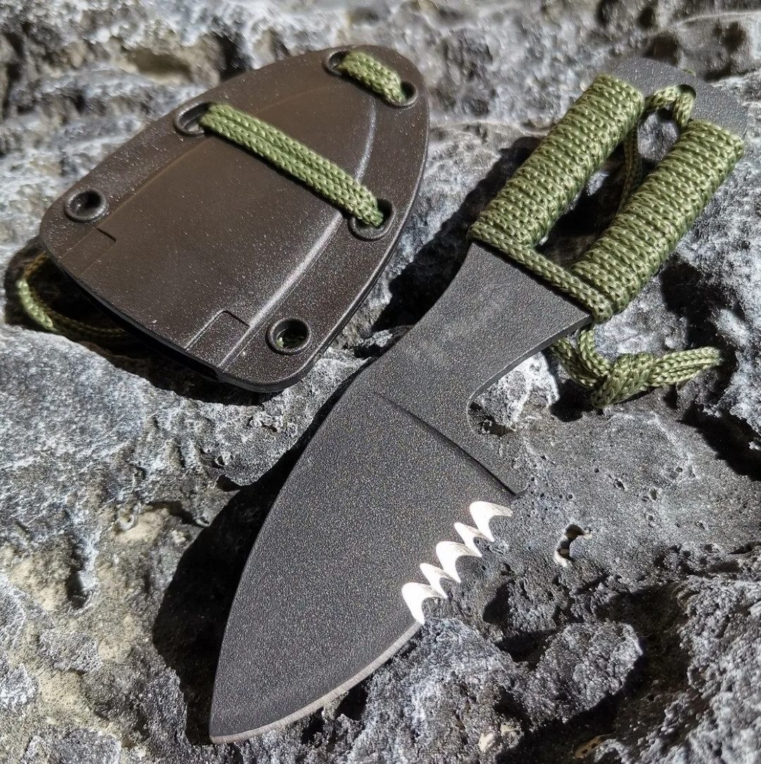 Foxter Universalmesser Taktisches Campingmesser Tasche 13 cm – Outdoor, Edelstahl., (Jagdmesser Set:, Outdoor, hochwertiger Edelstahl., Taktisches Jagdmesser Set: Finka, robuste Klinge, ergonomischer Griff), Robustes Jagdmesser für Outdoor-Abenteuer mit Edelstahlklinge