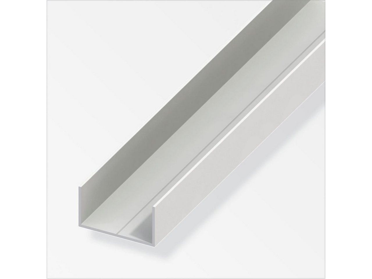 Thumbnail - alfer Profil alfer Rechteck-U 1 m, 11.5 x 19.5 x 1.5 mm PVC