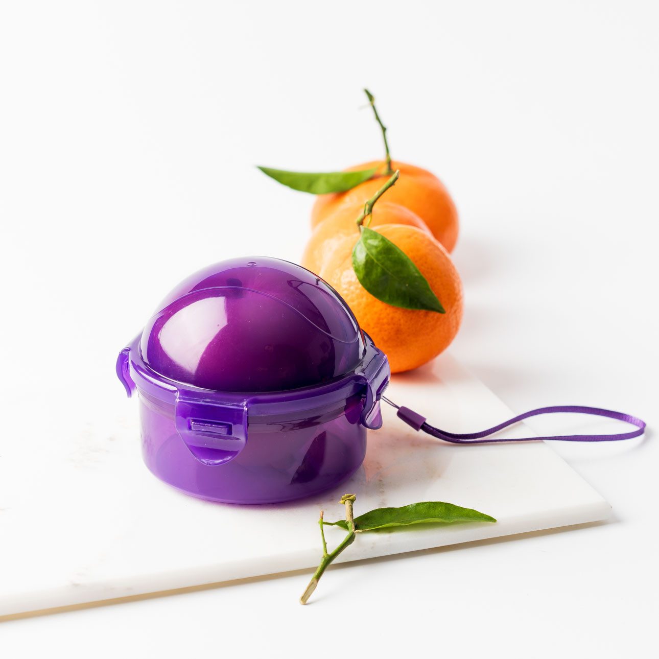 LEKKABOX Lunchbox Apfelbox Obstdose für ganze Äpfel – Kinder Snackbox Obstbox Fruchtbox, Statt brauner Apfelscheiben einfach einen ganzen Apfel mitnehmen
