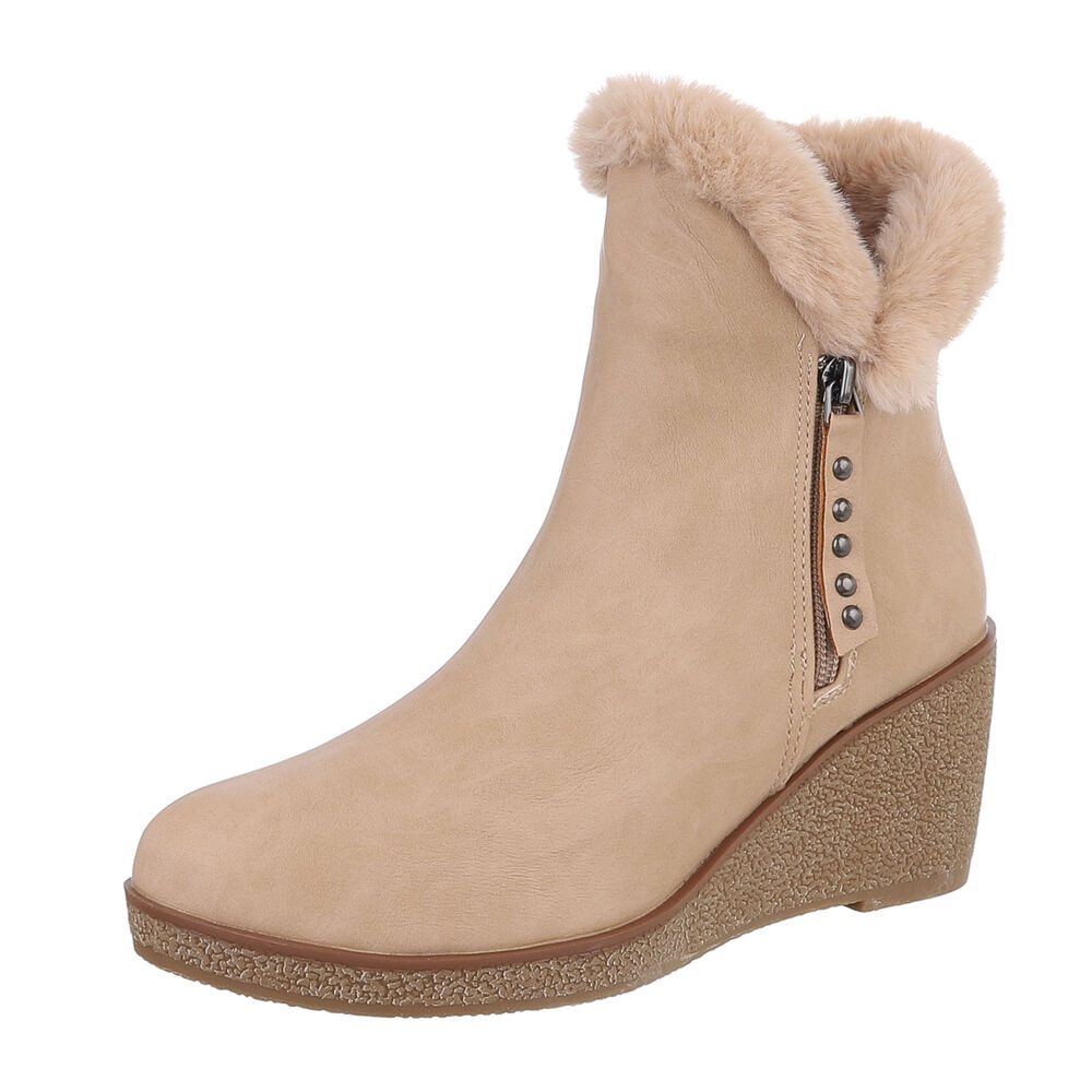 Ital-Design Damen Freizeit Keilstiefelette (87108701) Keilabsatz/Wedge günstig online kaufen